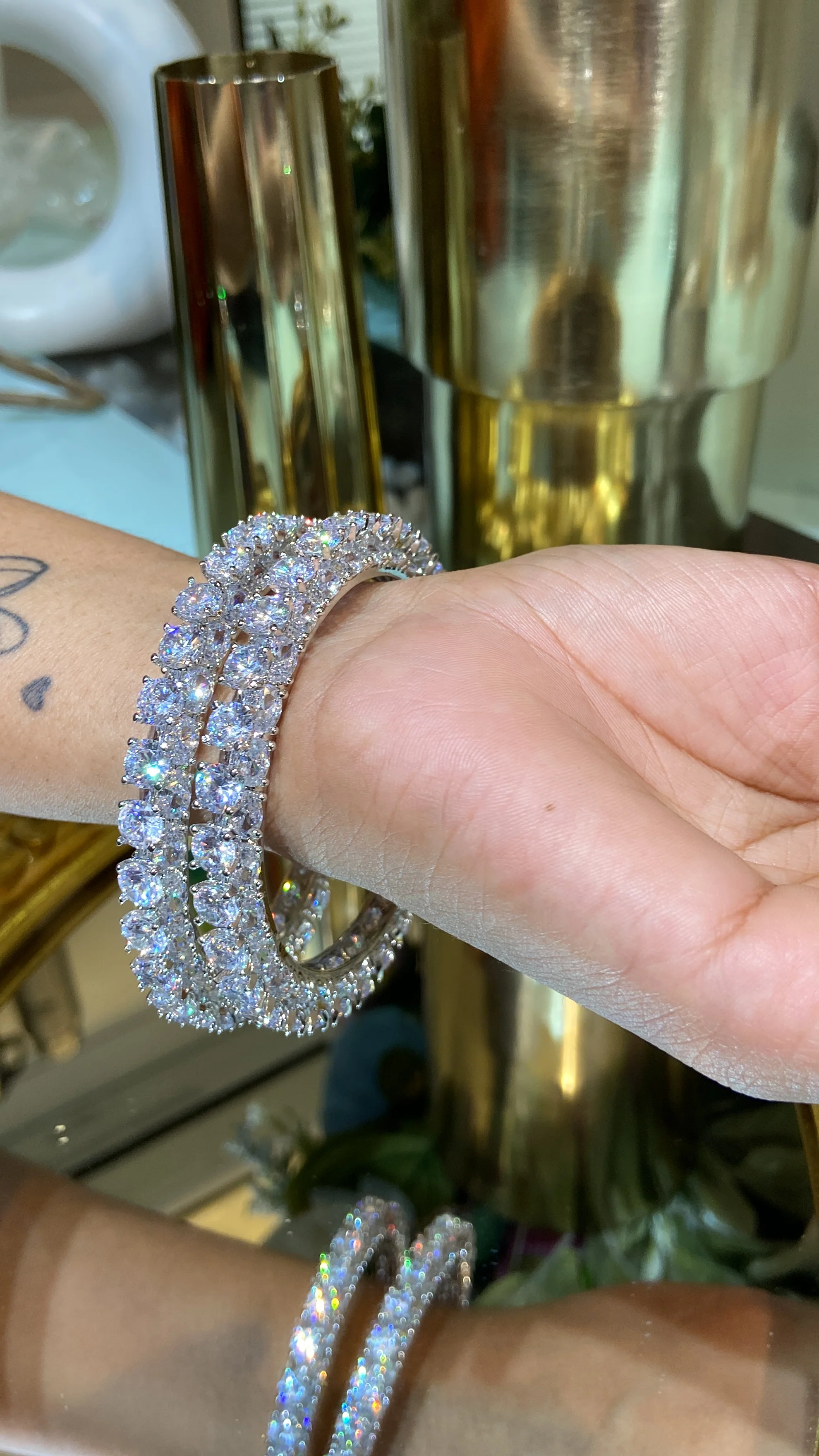 0.50 pointer  PACHELI DIAMOND BANGLE (WITHOUT LOCK) 🪄 - Image 2