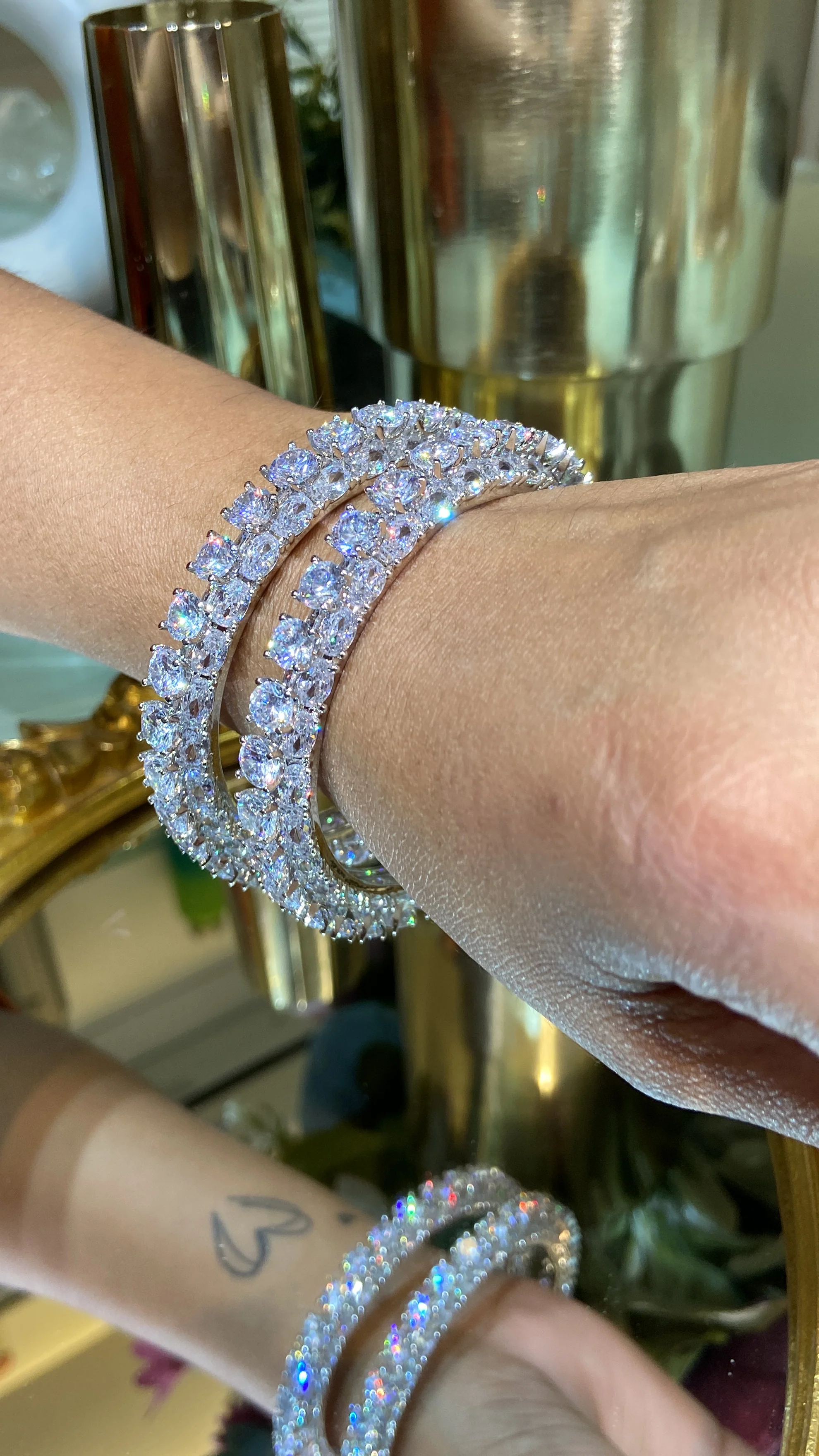 0.50 pointer  PACHELI DIAMOND BANGLE (WITHOUT LOCK) 🪄 - Image 3