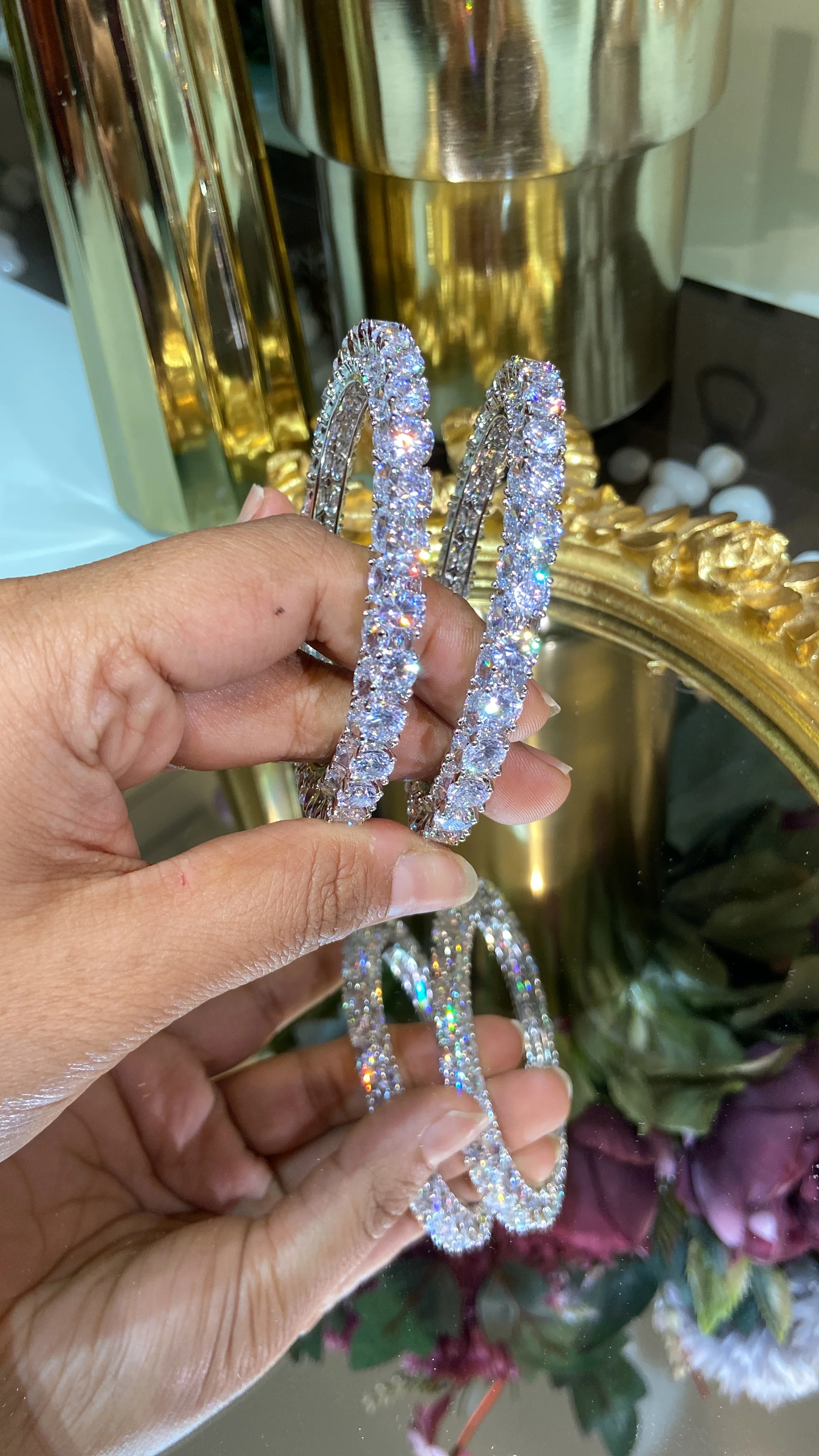 0.50 pointer  PACHELI DIAMOND BANGLE (WITHOUT LOCK) 🪄 - Image 4