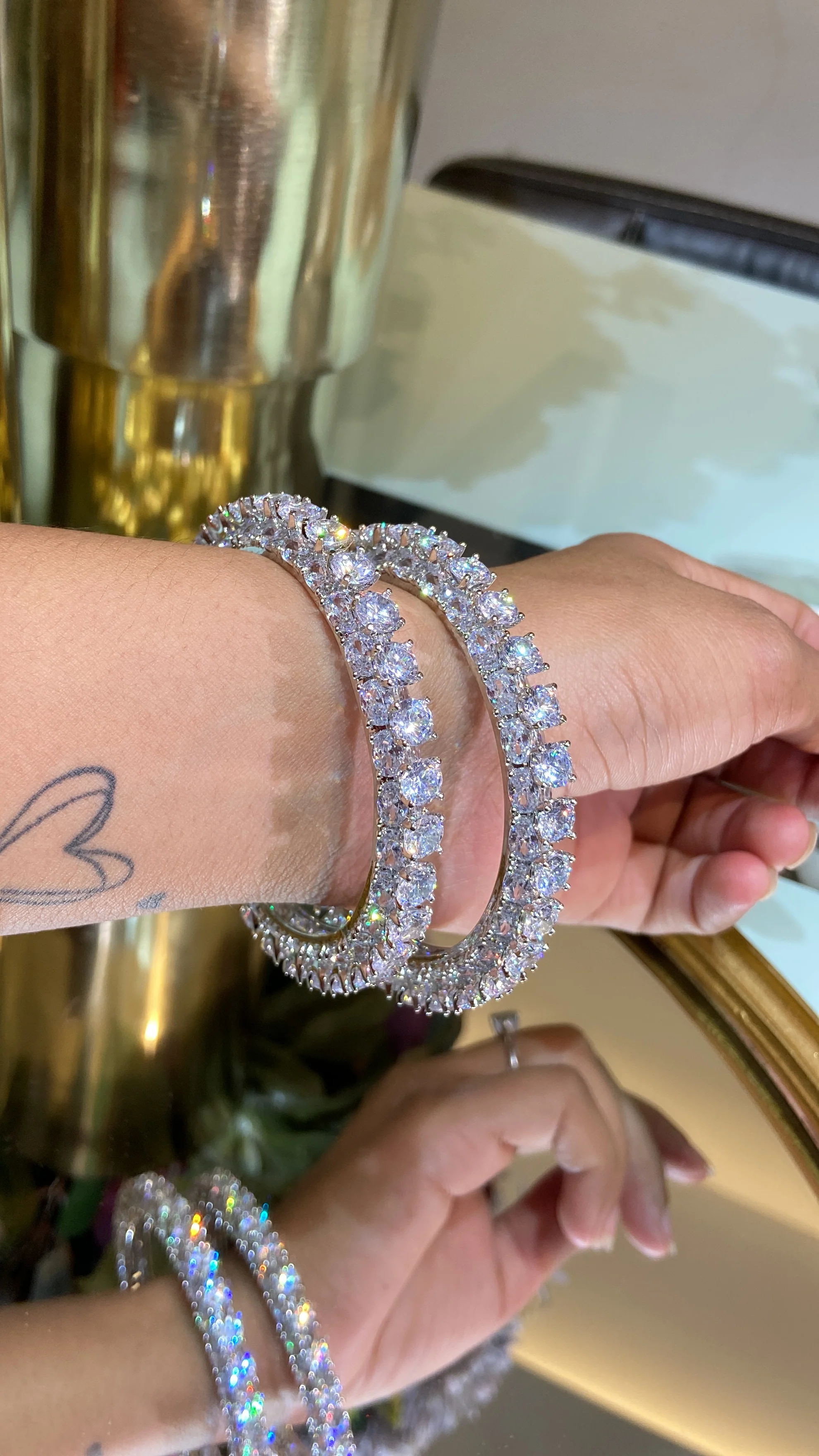 0.50 pointer  PACHELI DIAMOND BANGLE (WITHOUT LOCK) 🪄 - Image 7
