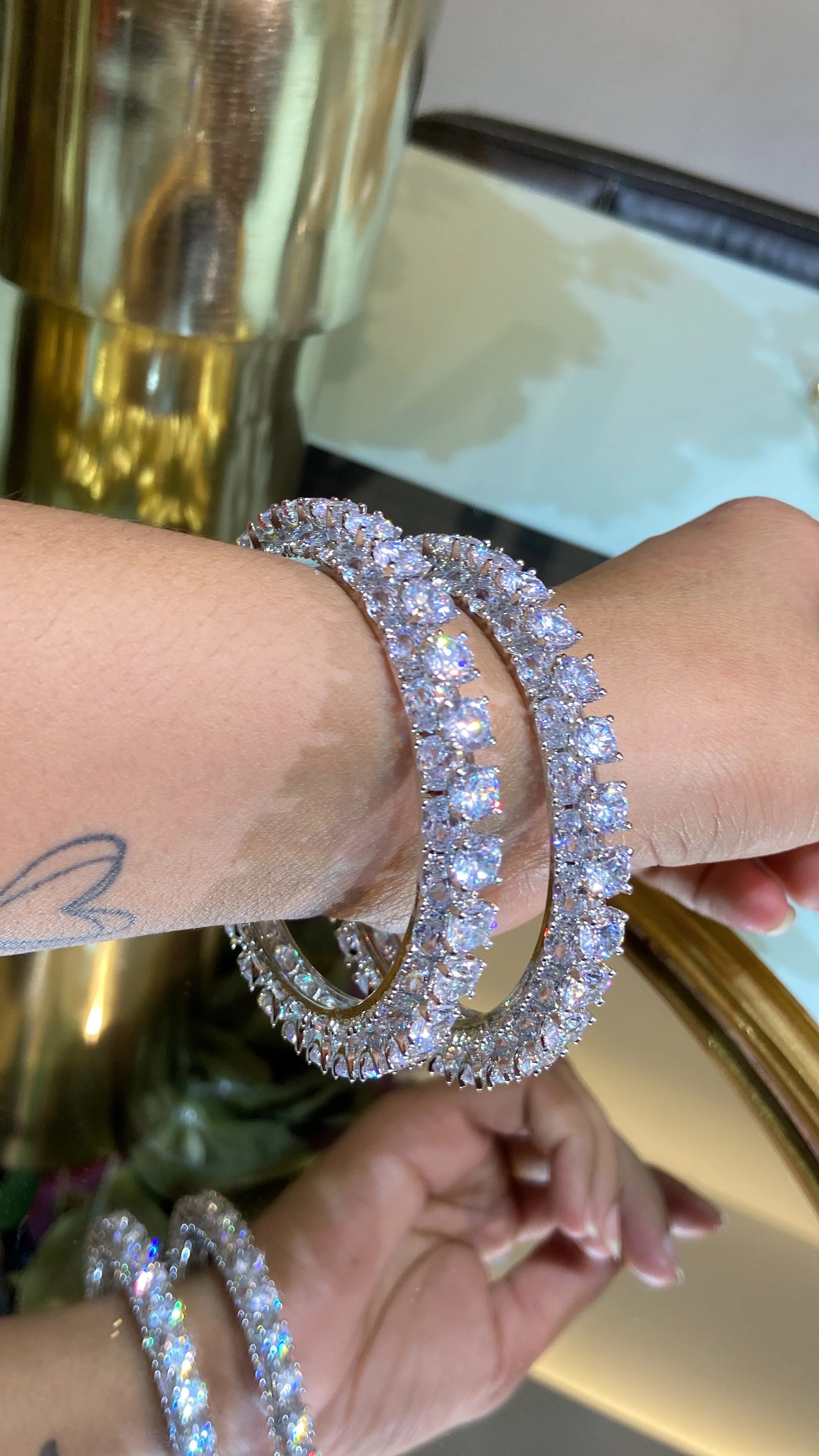 0.50 pointer  PACHELI DIAMOND BANGLE (WITHOUT LOCK) 🪄 - Image 8