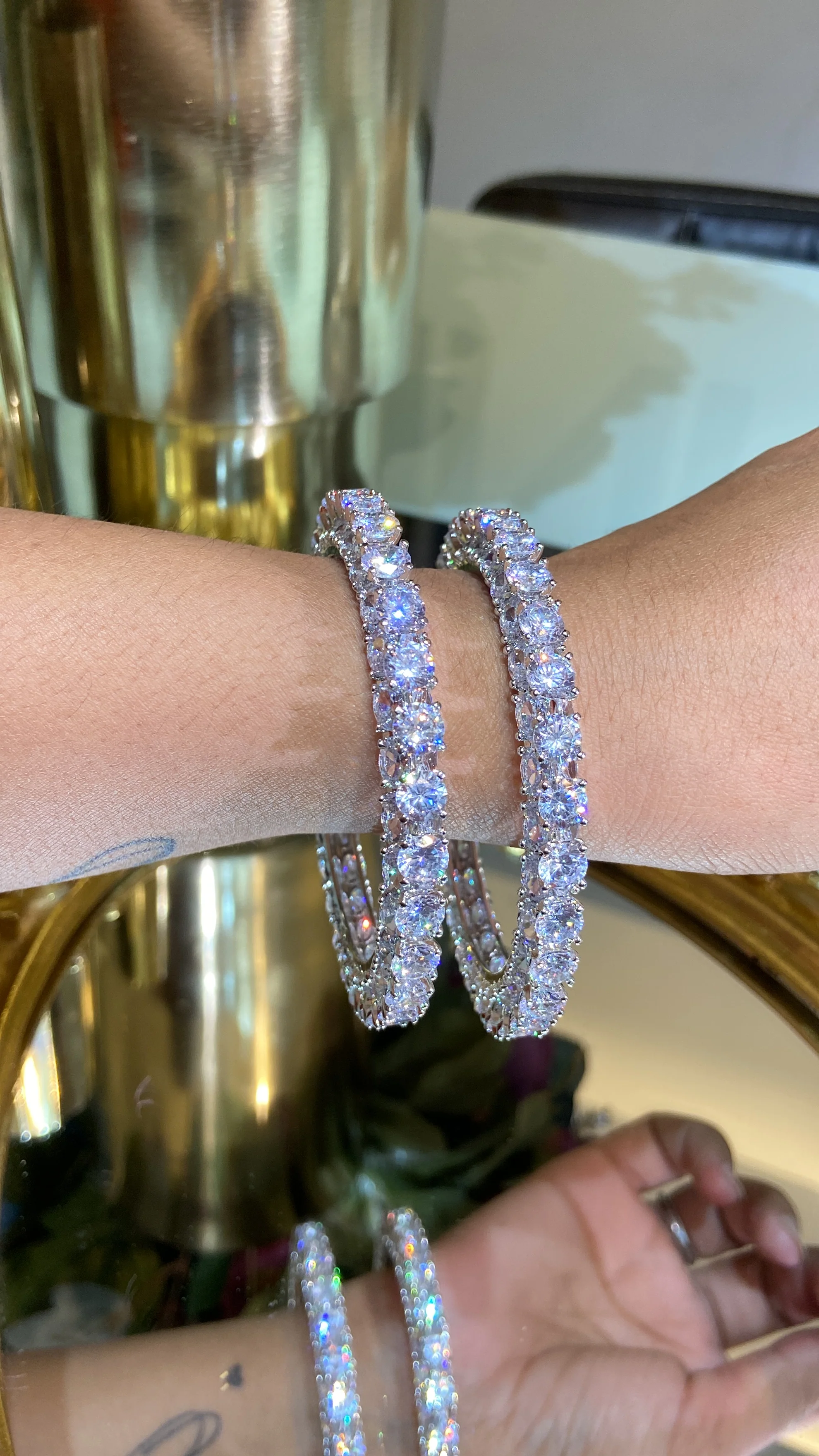0.50 pointer  PACHELI DIAMOND BANGLE (WITHOUT LOCK) 🪄 - Image 9