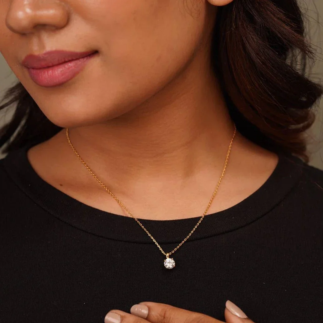 1 CT classic solitaire pendant & chain π«Άπ»