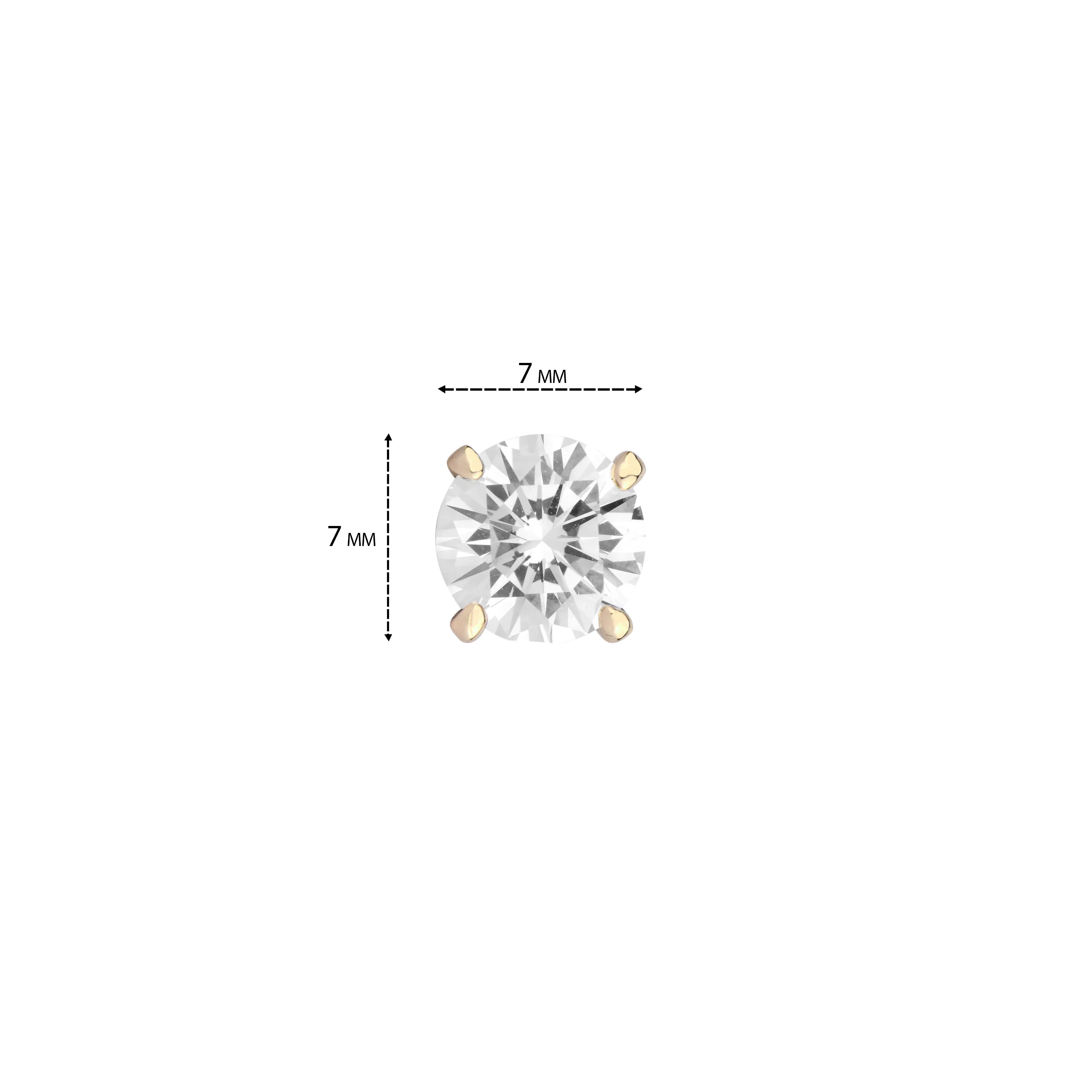 2 CT SOLITAIRE EARRINGS (SCREWBACK) (Get a FREE GIFT) - Image 5