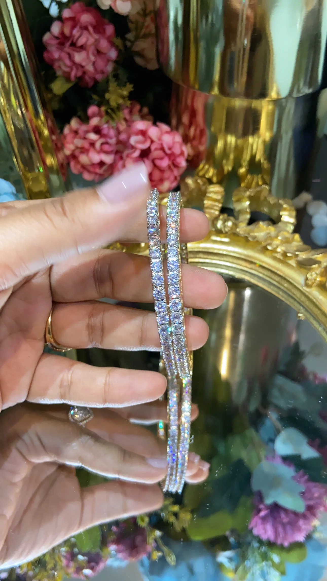 25 pointer DIAMOND Solitaire Bangles - (NOT OPENABLE) - Image 5