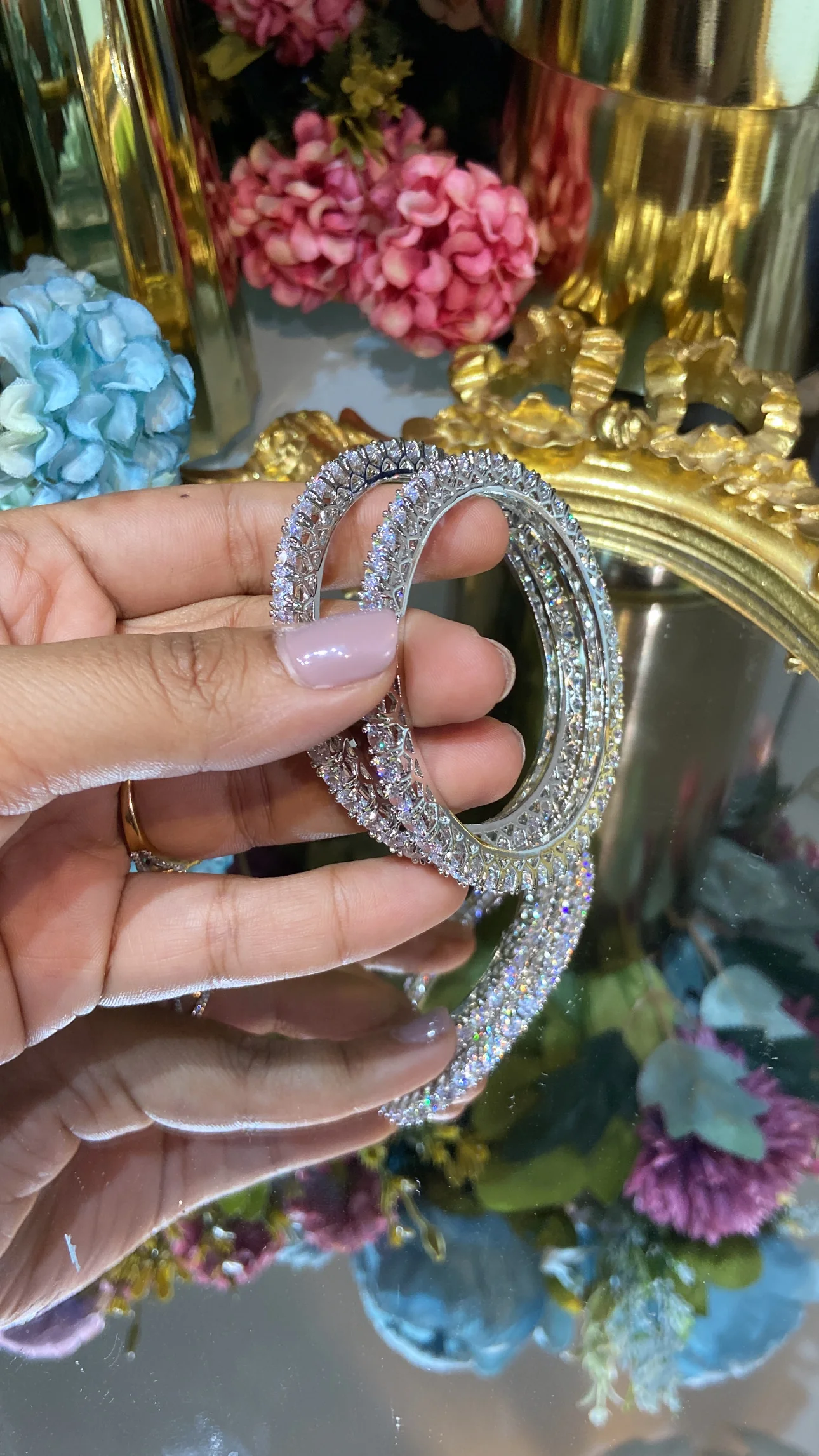 25 pointer DIAMOND Solitaire Bangles - (NOT OPENABLE) - Image 6