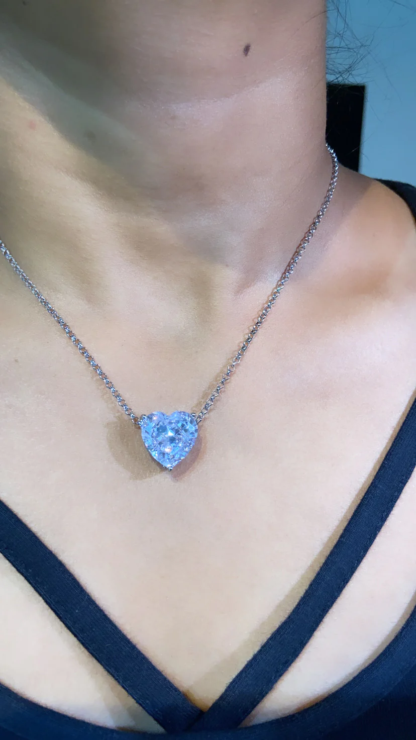7ct Large Heart pendant chain ♠️ - Image 3