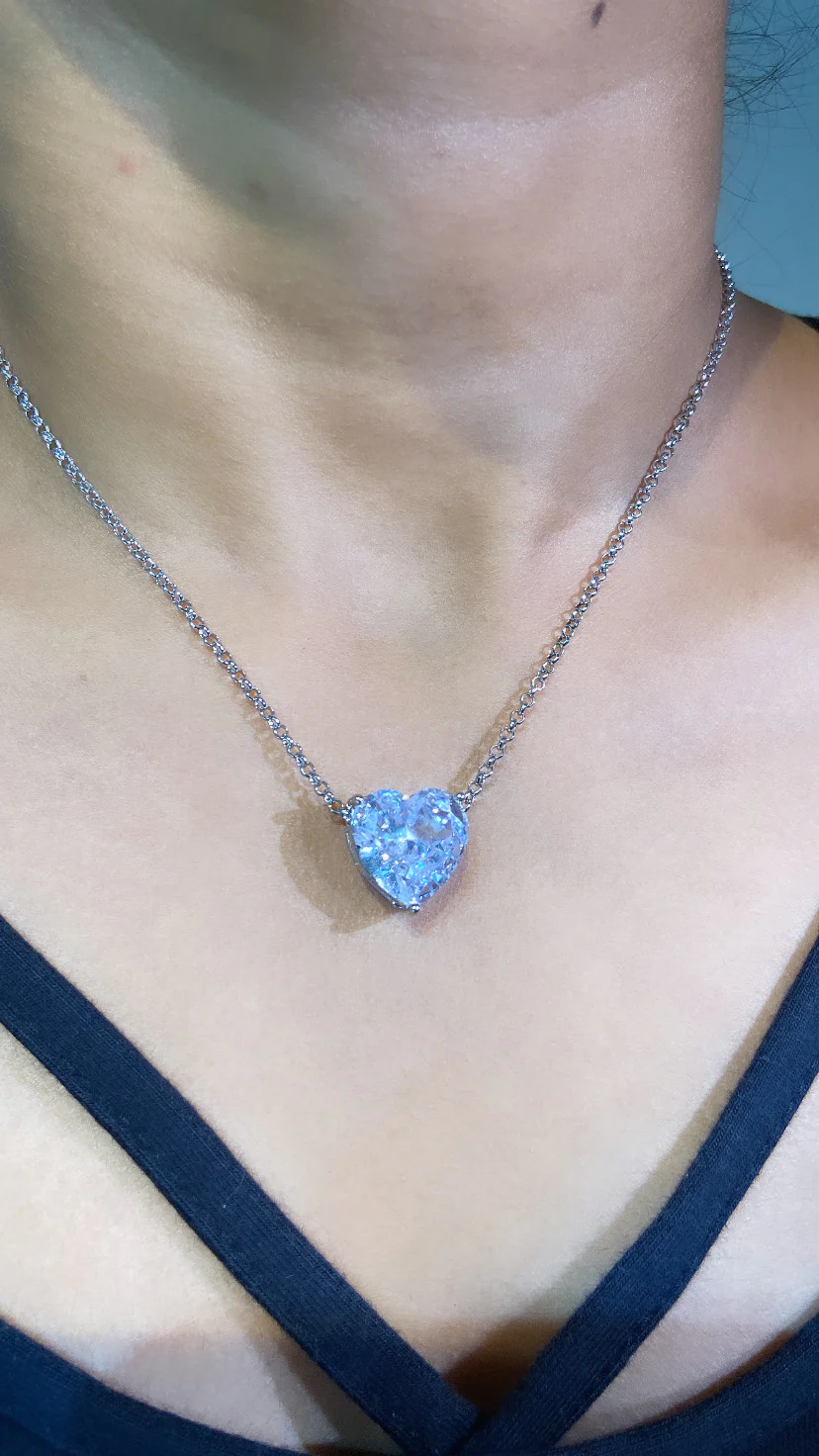 7ct Large Heart pendant chain ♠️ - Image 9