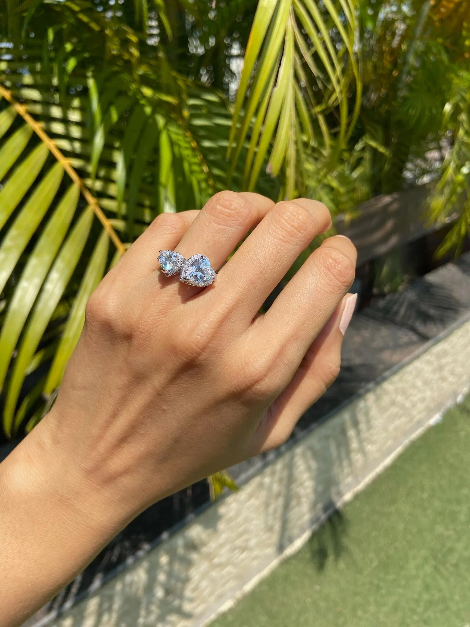 Amore Duet Heart ring - Image 2