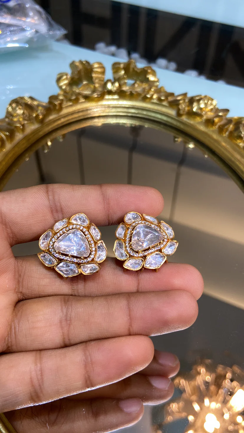 ASHYA MOISSANITE POLKI TOPS