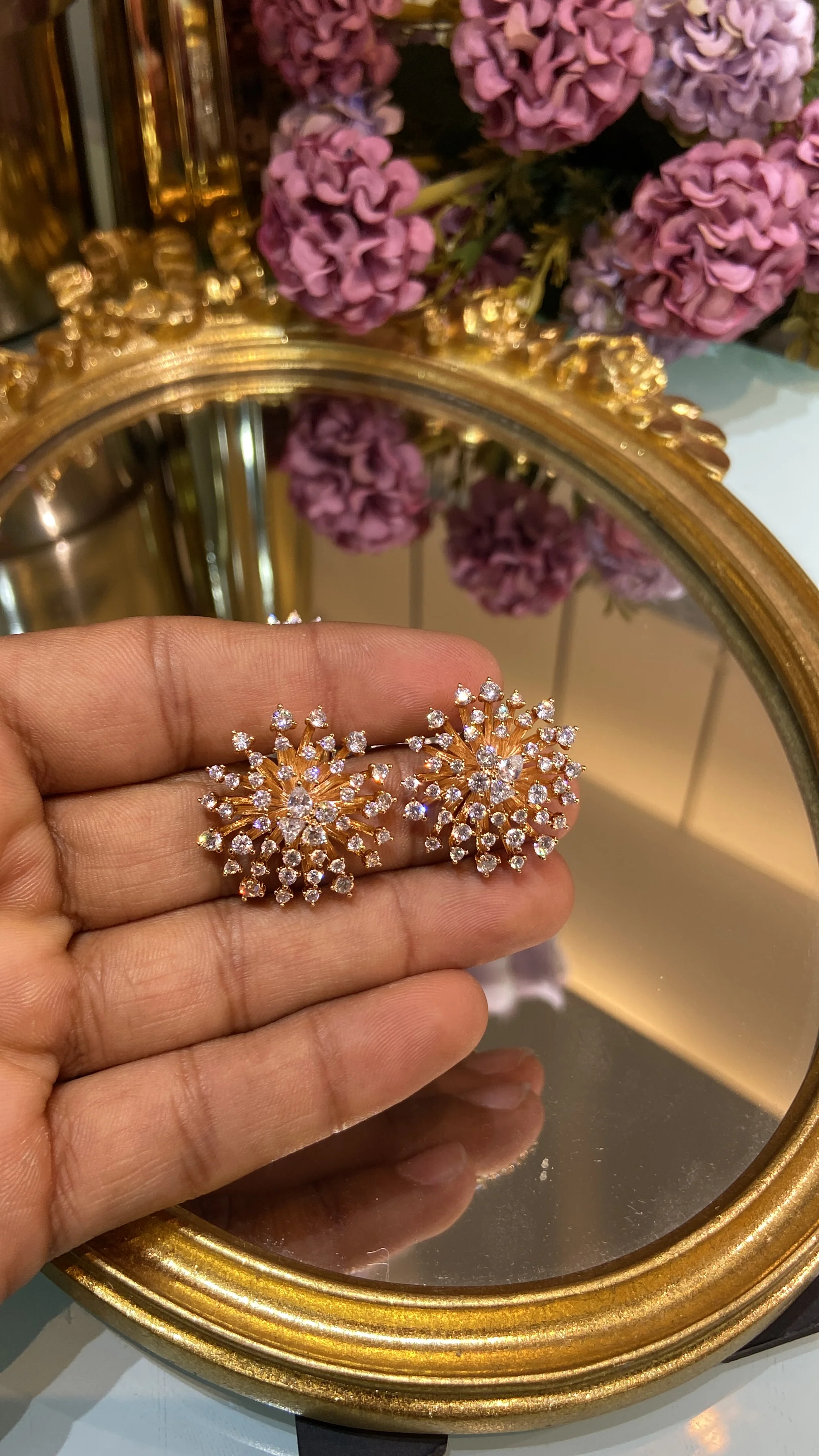 Bloom Diamond Earrings - Image 3