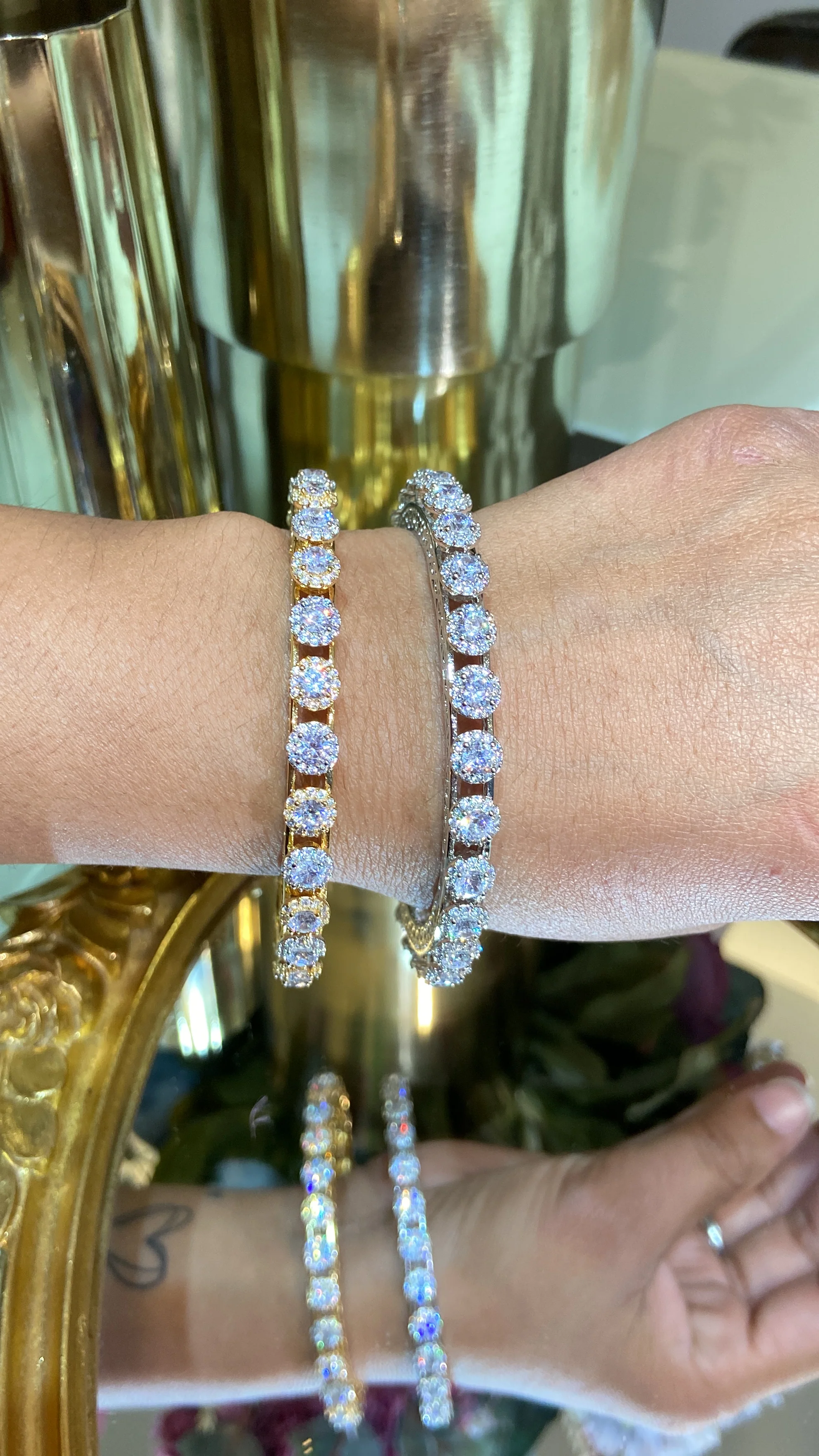 CLASSIC PACHELI DIAMOND BANGLE (WITHOUT LOCK) - Image 13