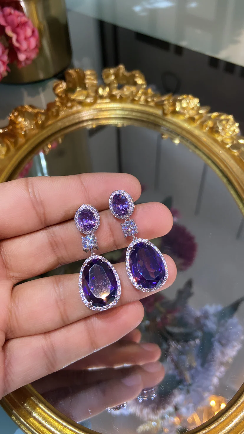 Colour rock earrings 💫 - Image 2