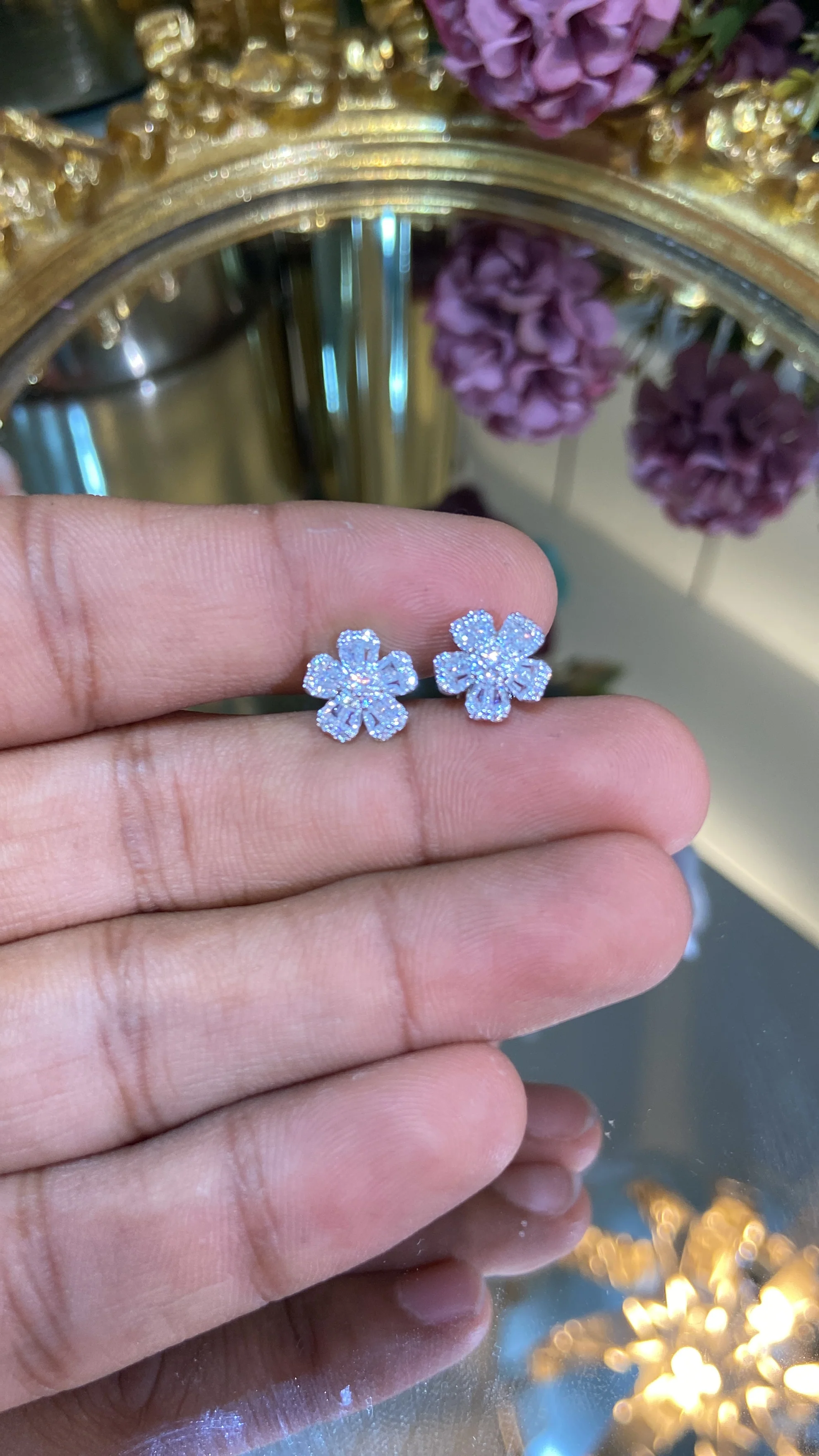 Dainty Flower Earrings