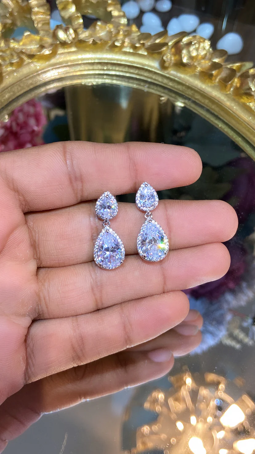 Double drop earrings π