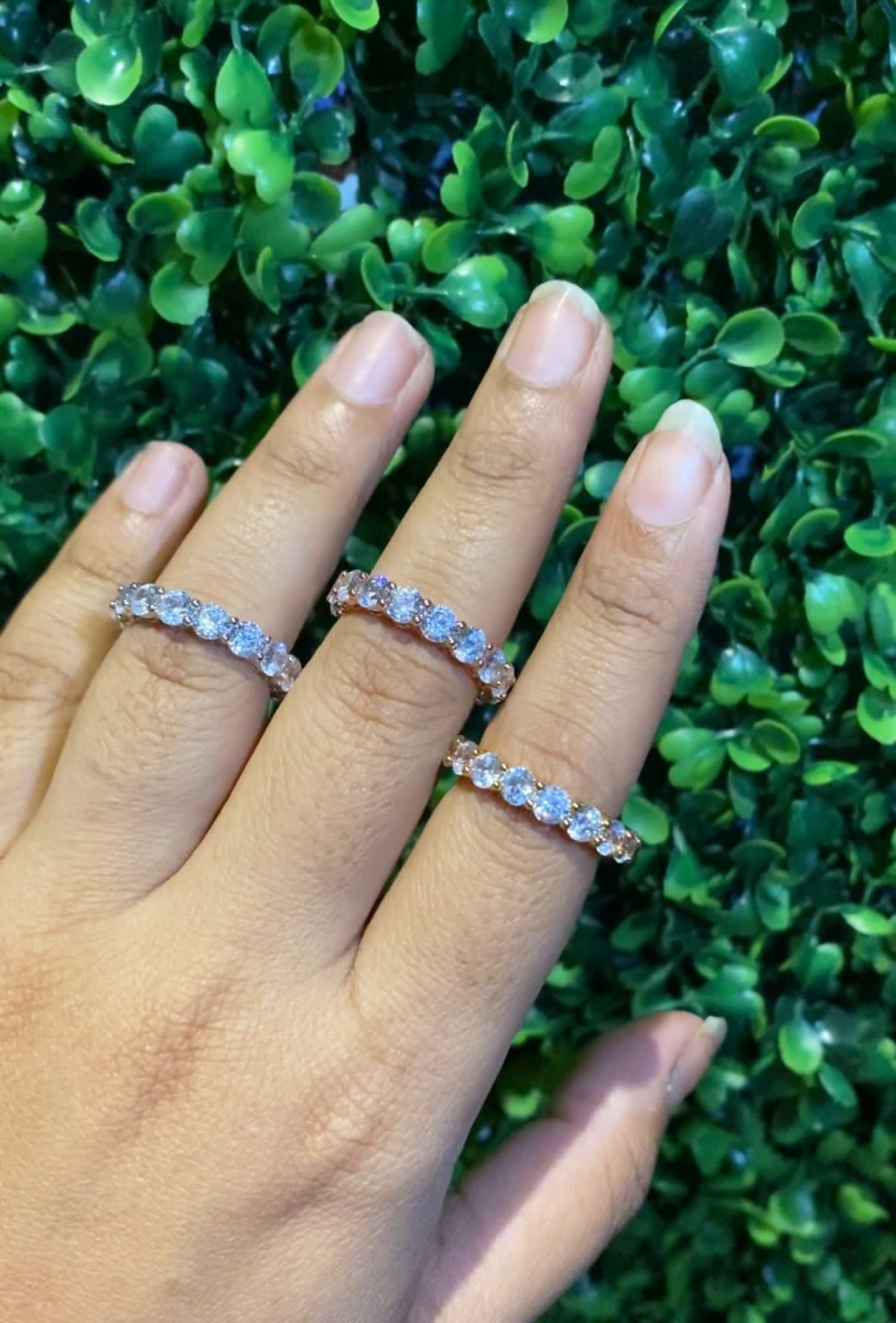 Round Eternity band ring ❄️ - Image 5