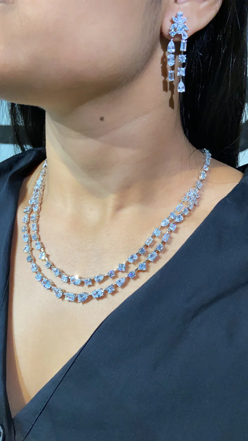 2 liner multishape necklace set - Image 3