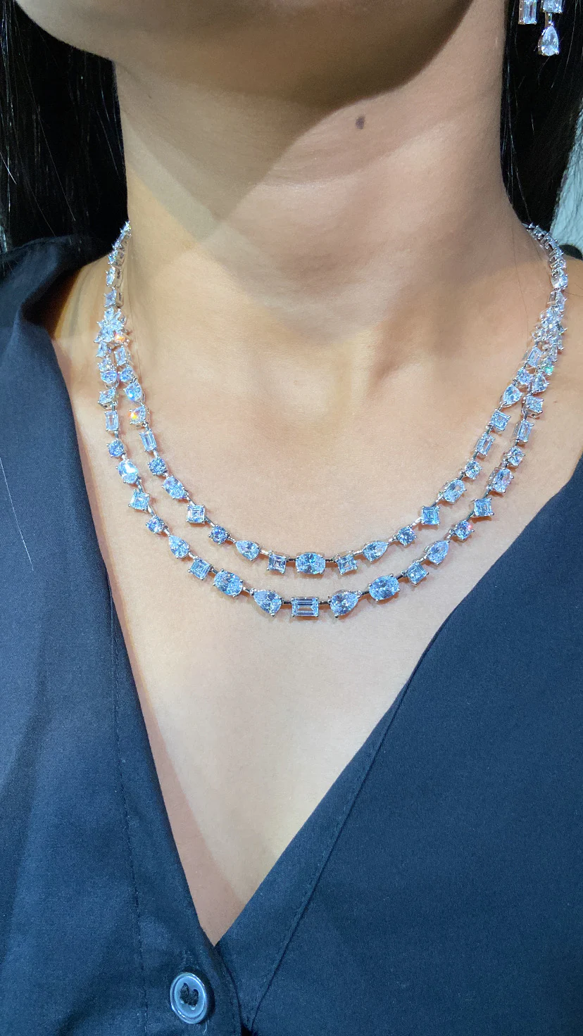 2 liner multishape necklace set - Image 4