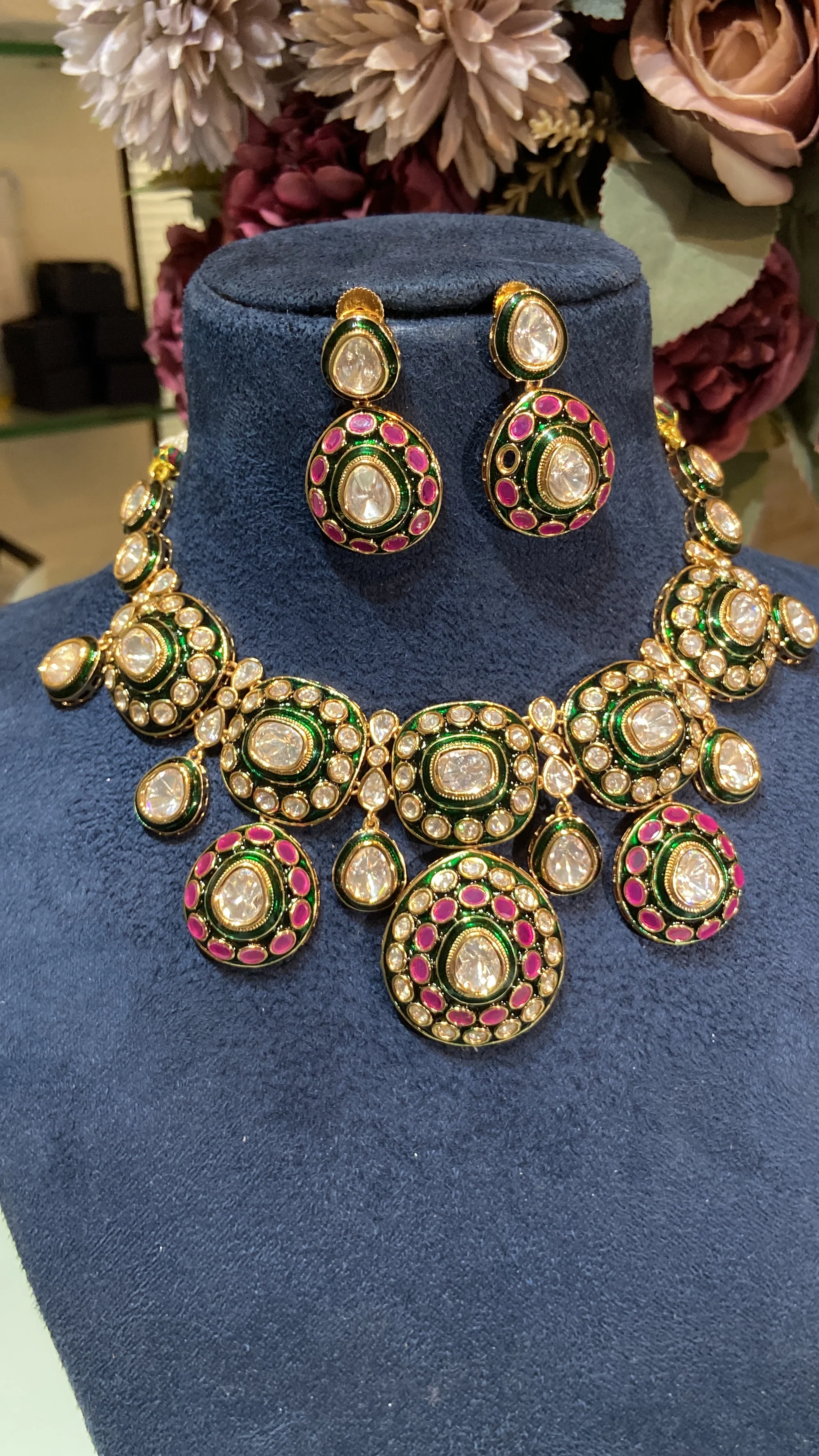LARGE MEENA POLKI SET - Image 4