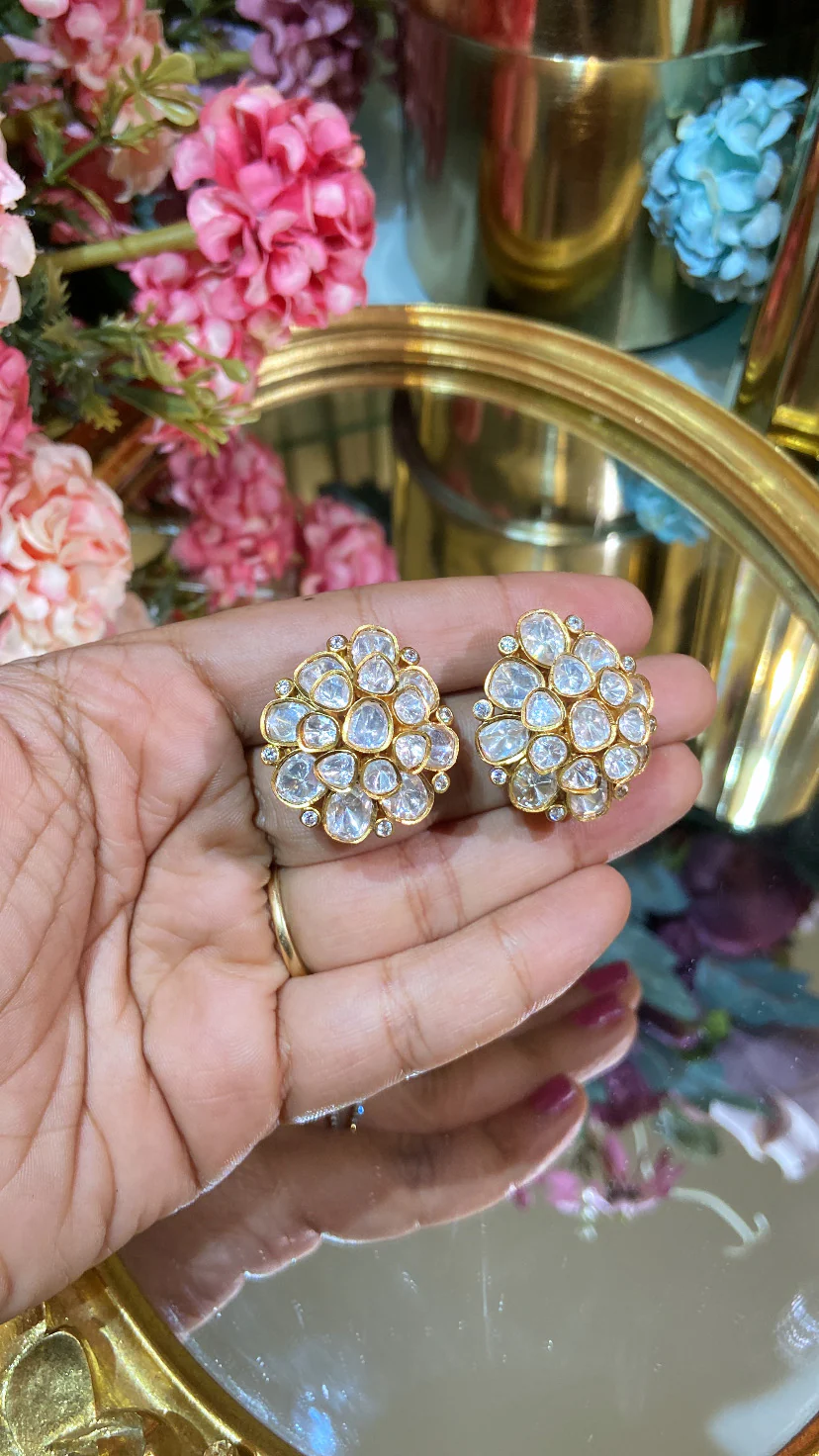 Layered Moissanite Polki Tops - Image 2