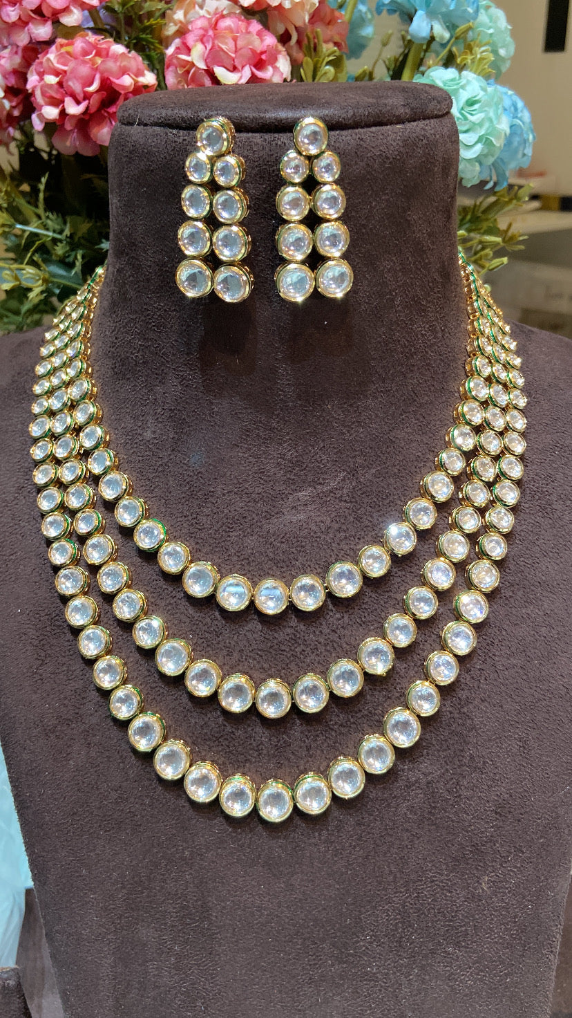 LINER KUNDAN POLKI SET - Image 2