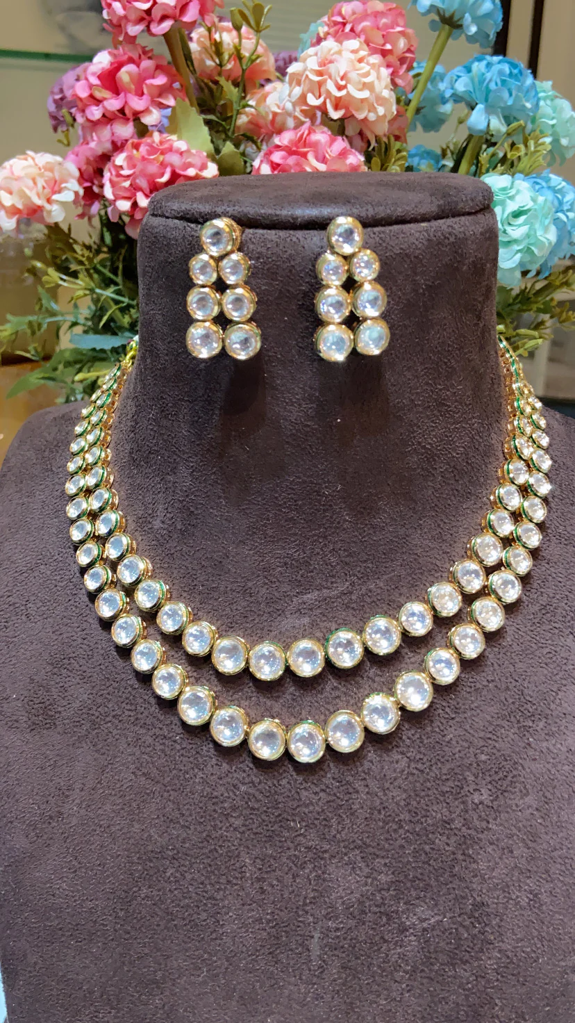 LINER KUNDAN POLKI SET - Image 3