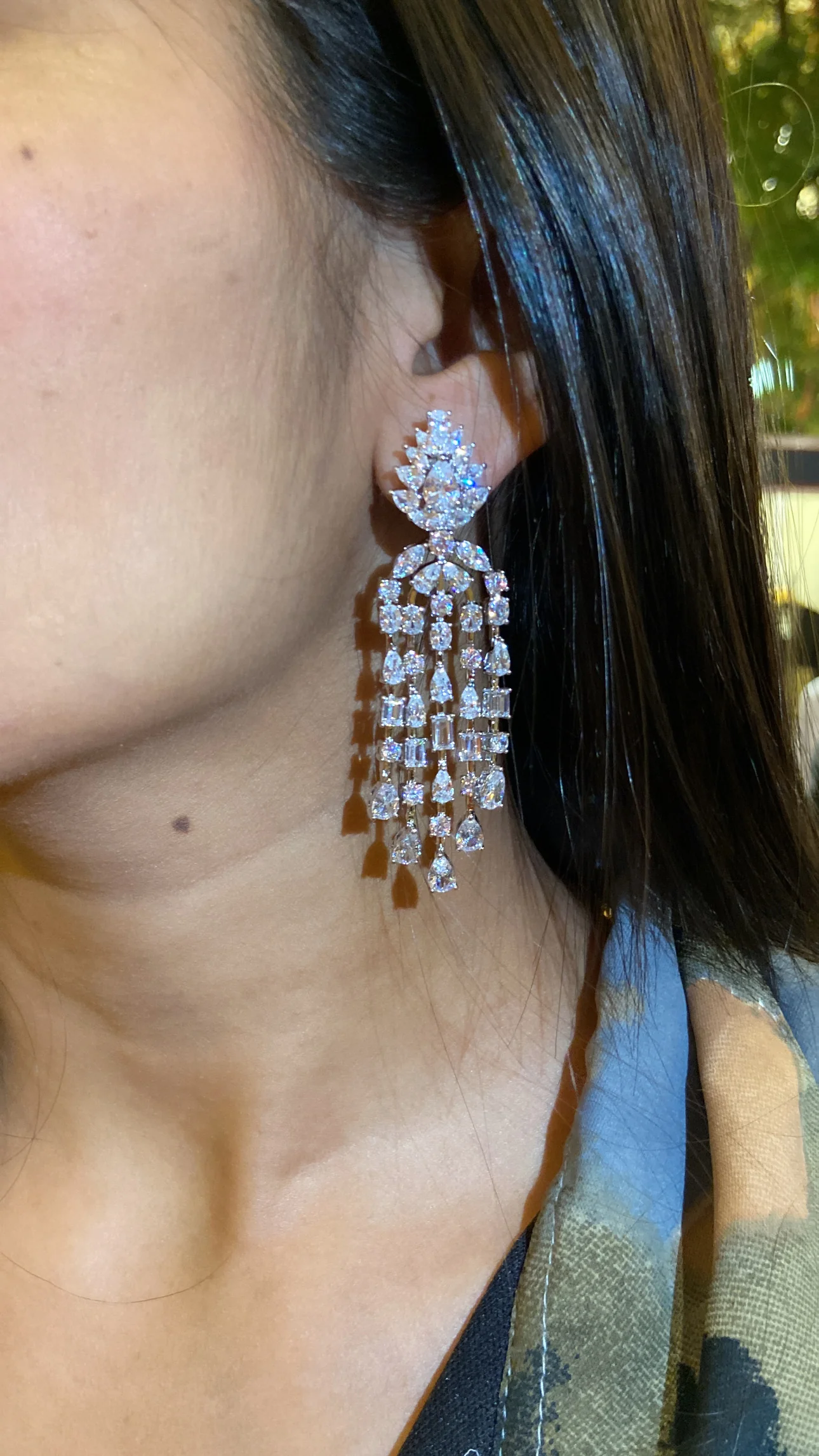 Marquise cocktail earrings 💙 - Image 2