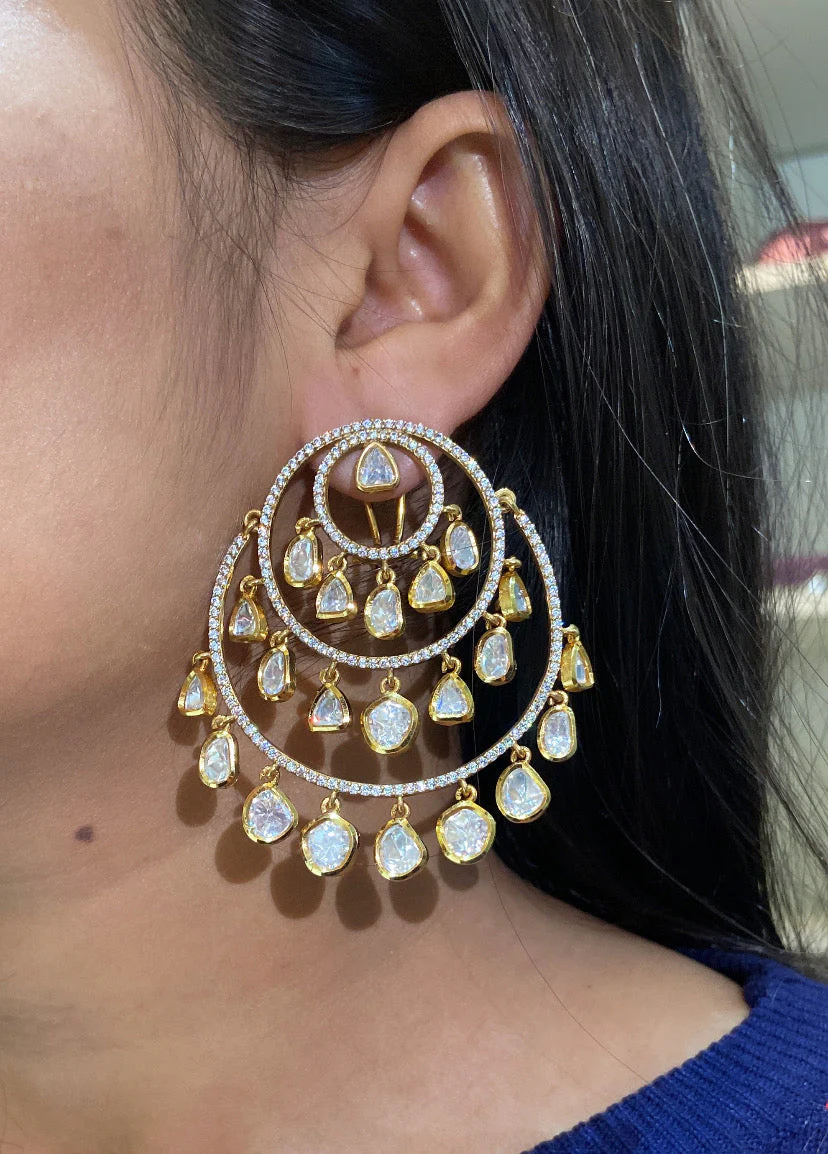 DANGLING CHAND EARRING - mini & large - Image 5