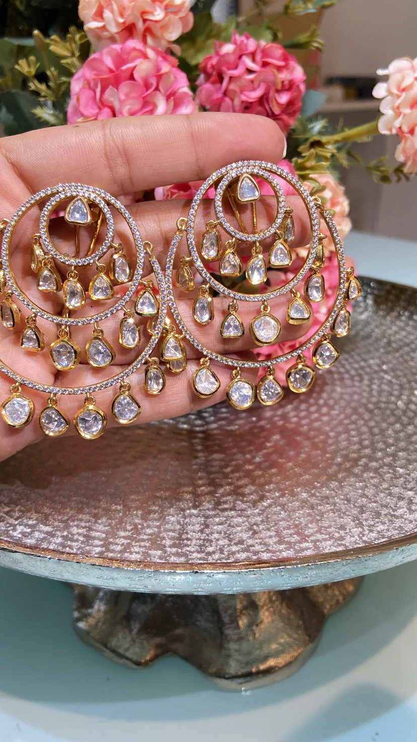 DANGLING CHAND EARRING - mini & large - Image 7