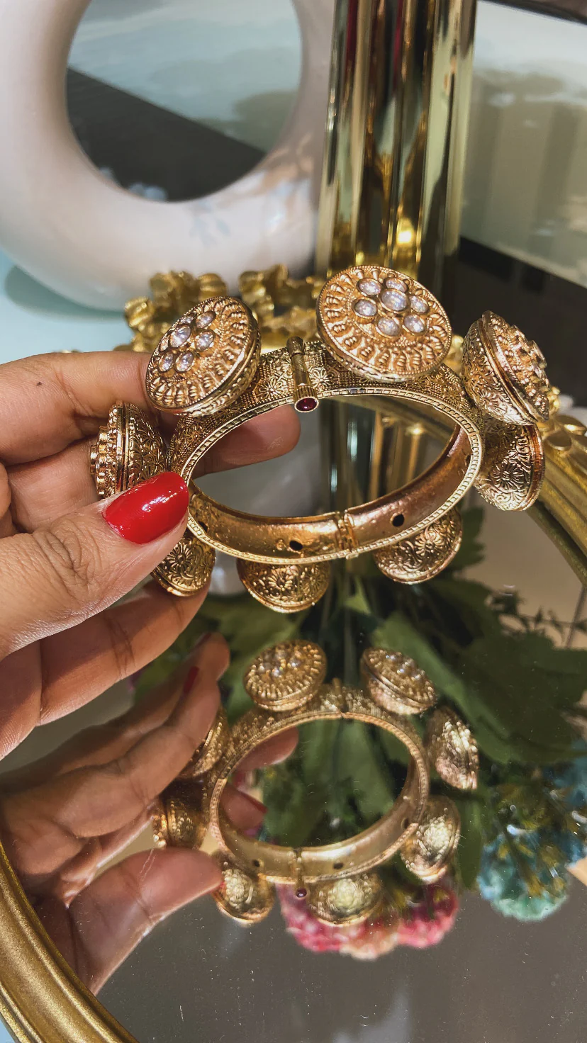 NAKSHI GOLD PACHELI Kada (SINGLE) OPENABLE - Image 2
