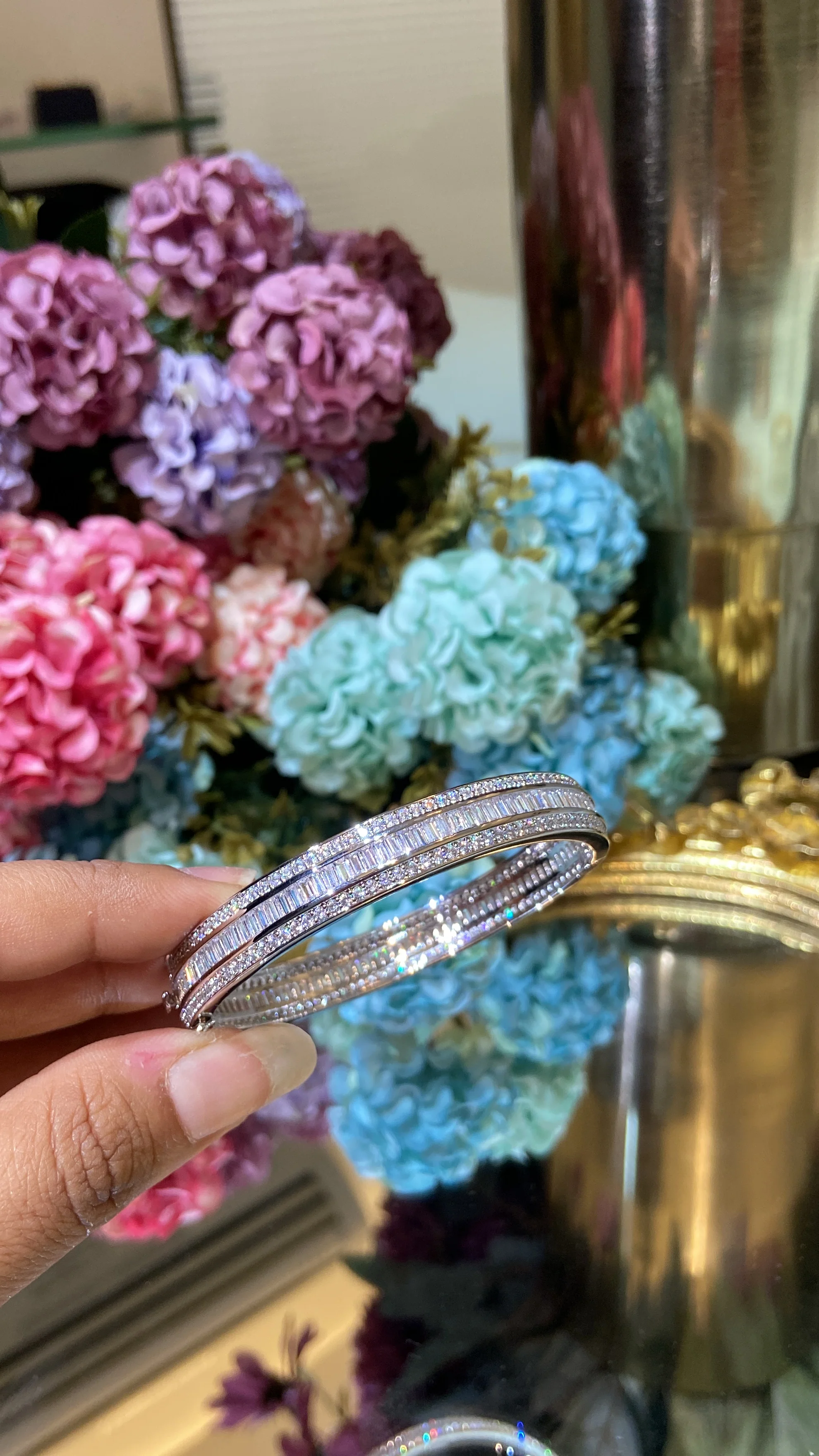 Openable Baguette bangle - Single Piece - Image 2