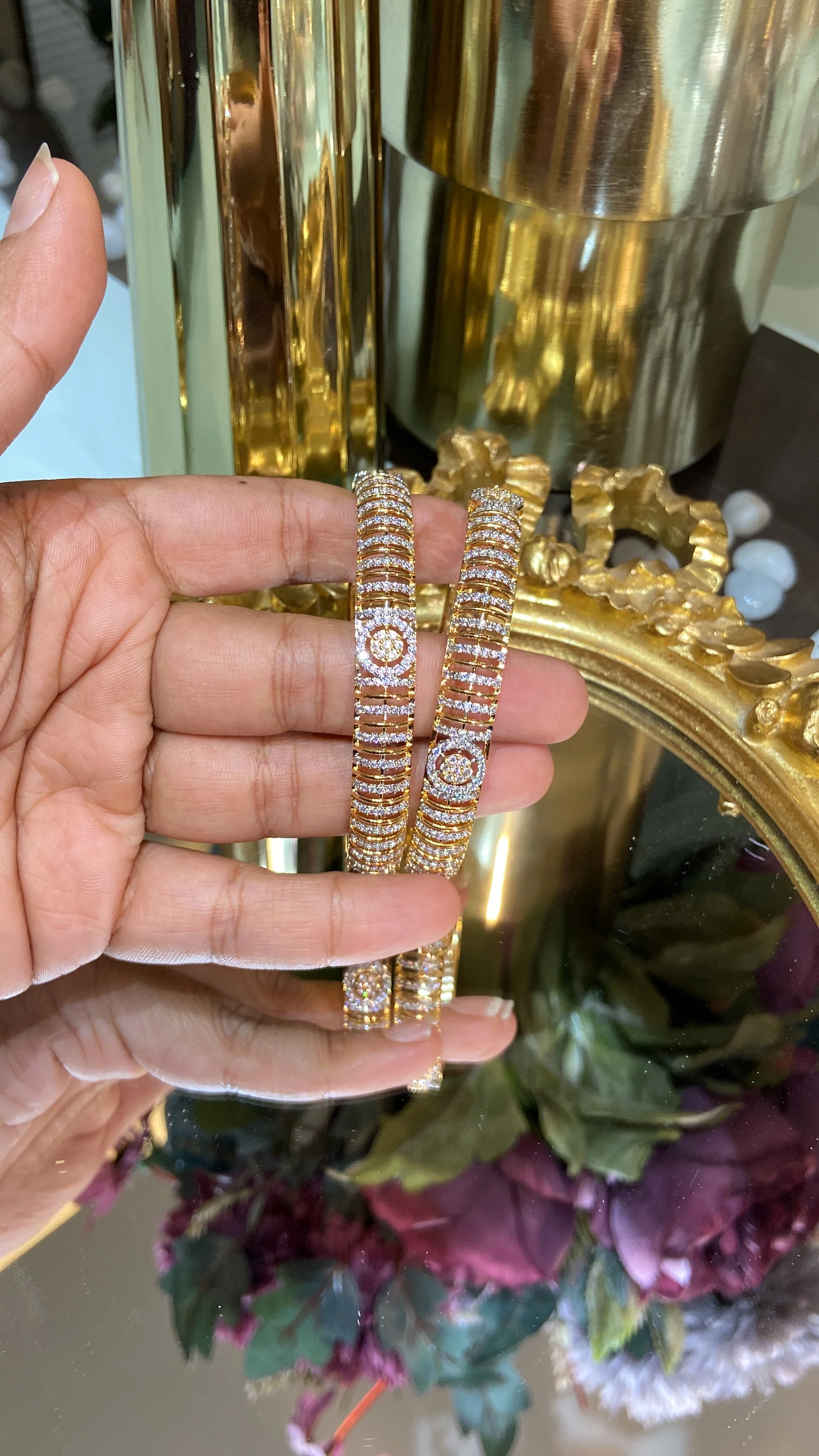 PAHELI DIAMOND BANGLES (WITHOUT LOCK) - Image 4