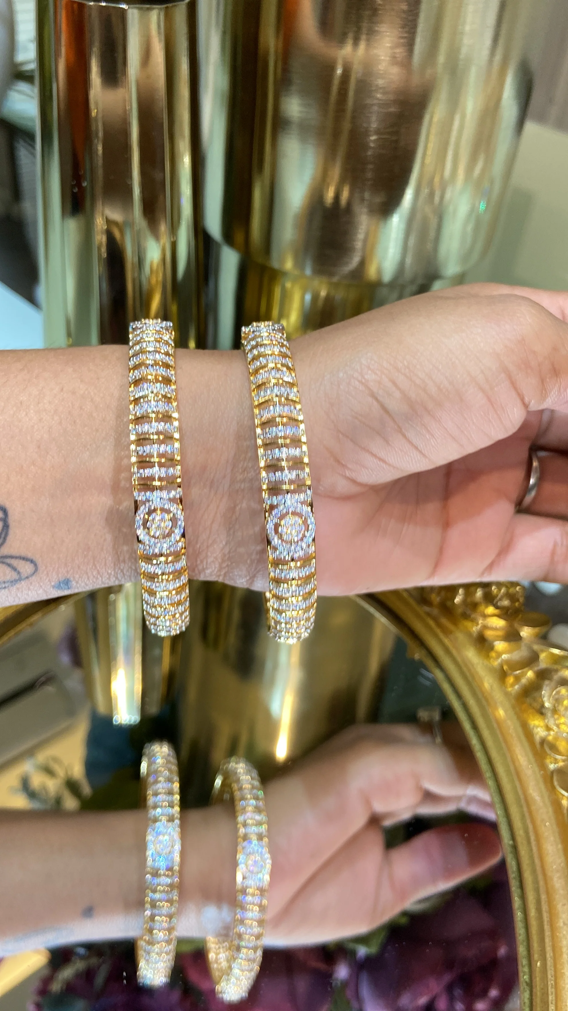 PAHELI DIAMOND BANGLES (WITHOUT LOCK) - Image 5