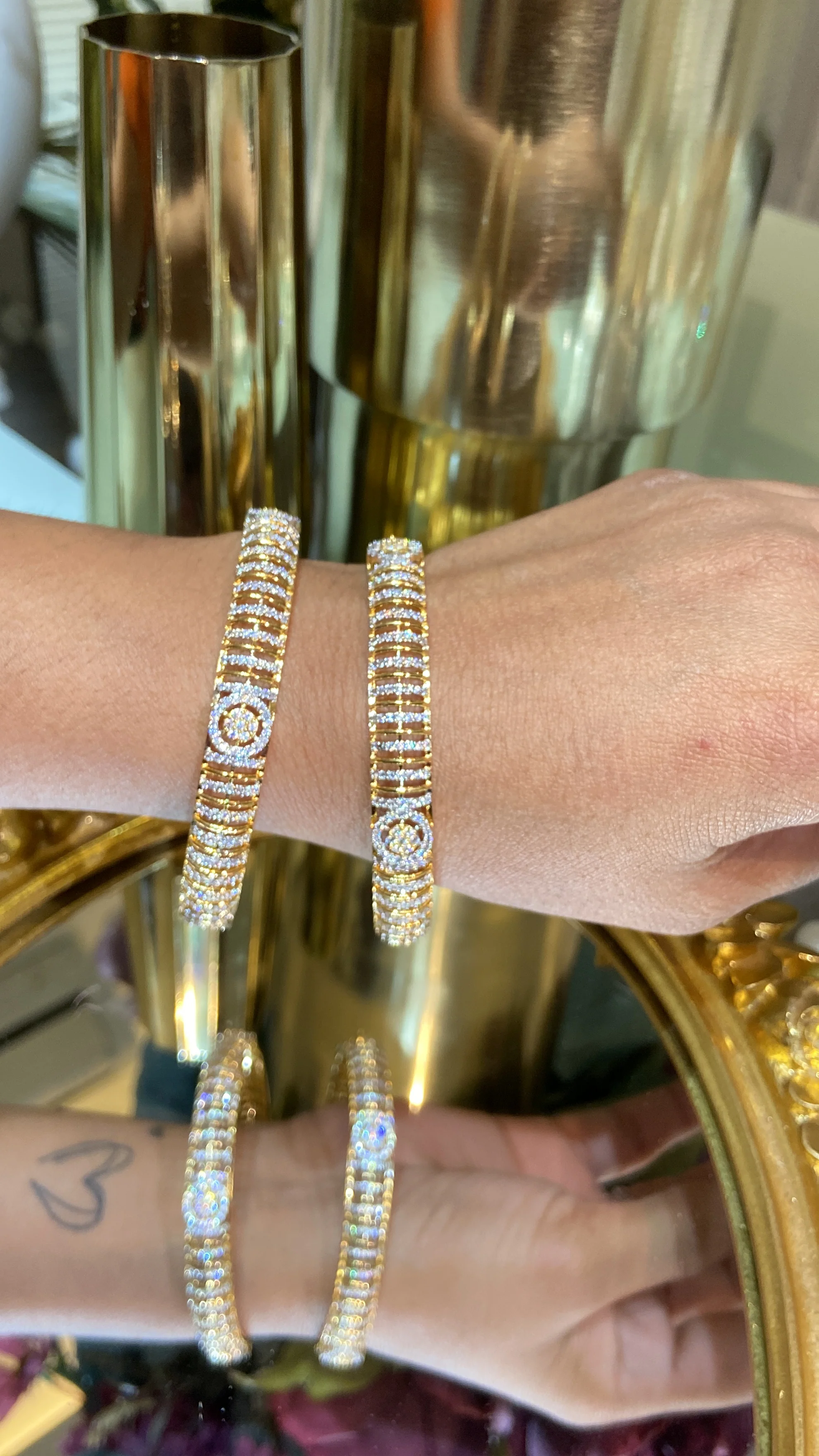 PAHELI DIAMOND BANGLES (WITHOUT LOCK) - Image 6
