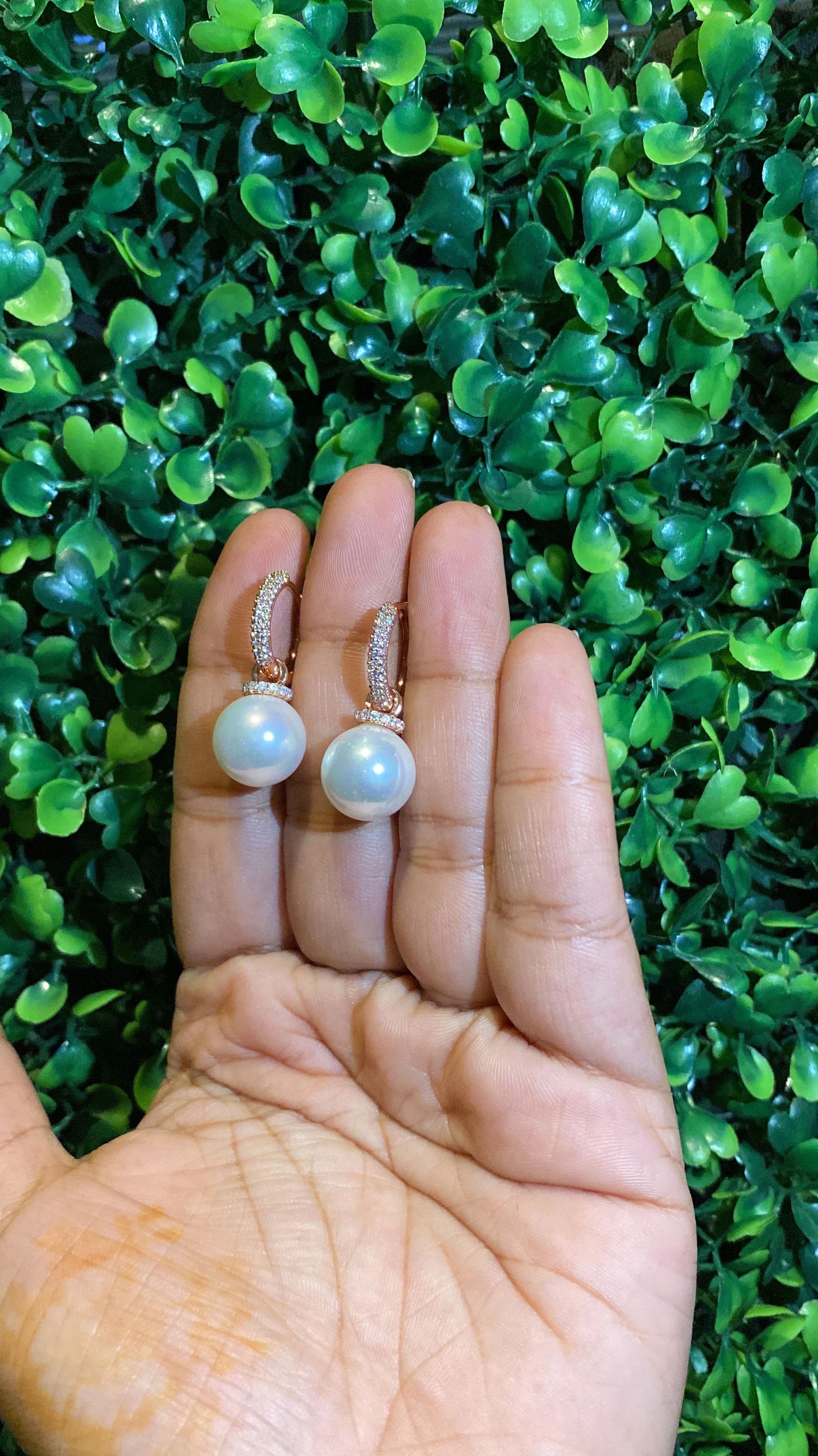 Pearl hoops 🔆 - Image 2