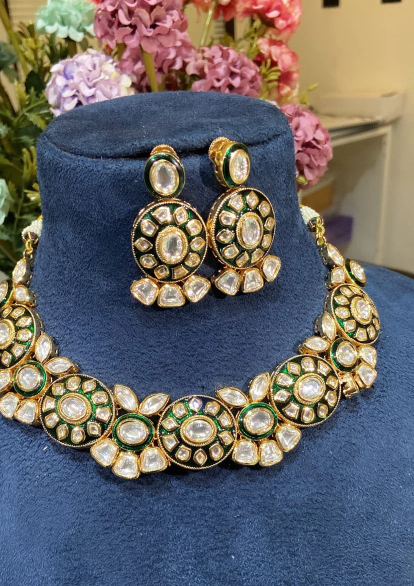 Prerna POLKI KUNDAN NECKLACE SET