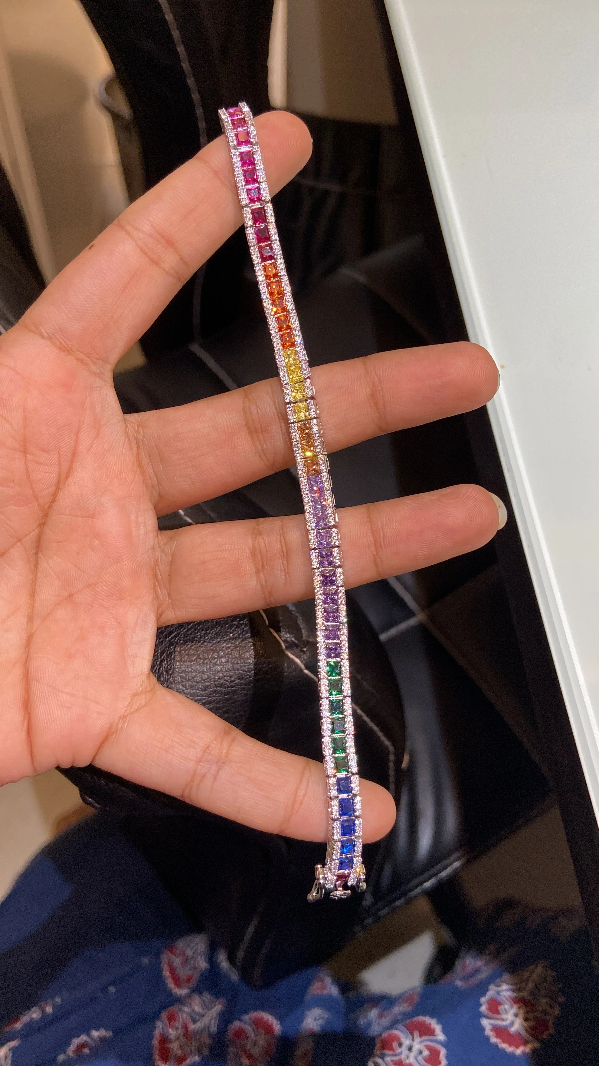 Rainbow Tennis Bracelet ππ