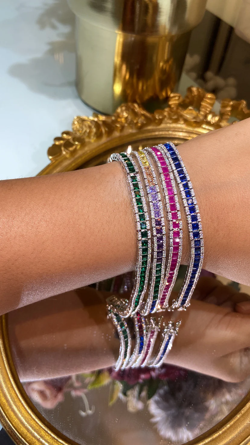 Rainbow Tennis Bracelet ππ - Image 3