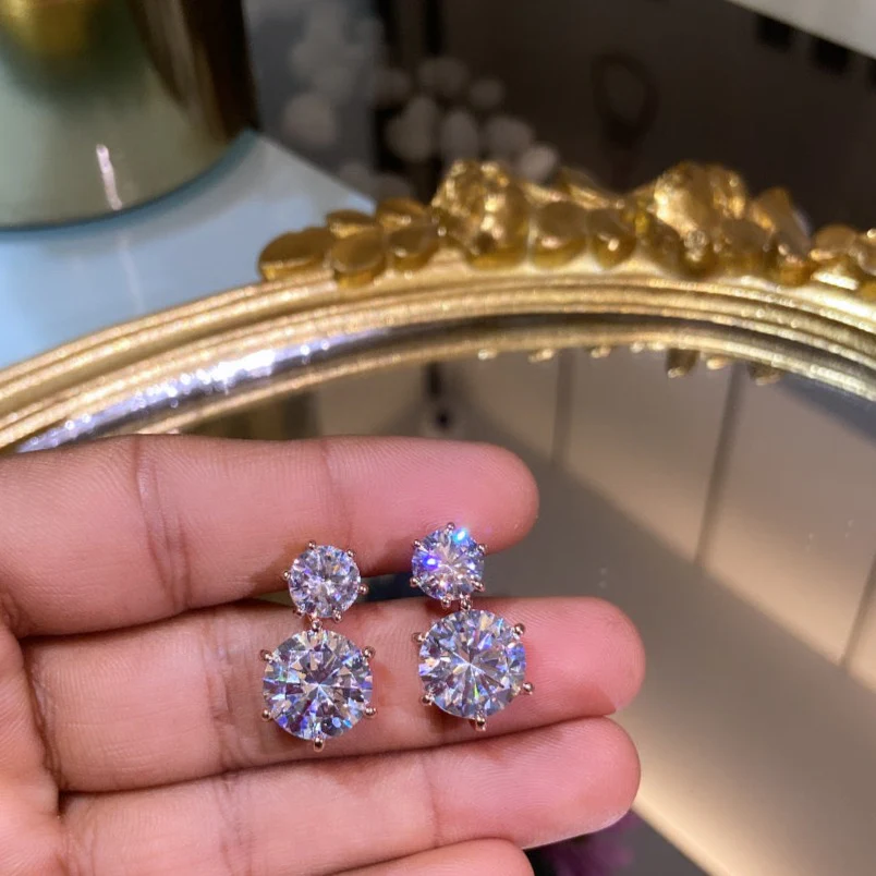 ROUND DROP dangler EARRING ♠️ - Image 2