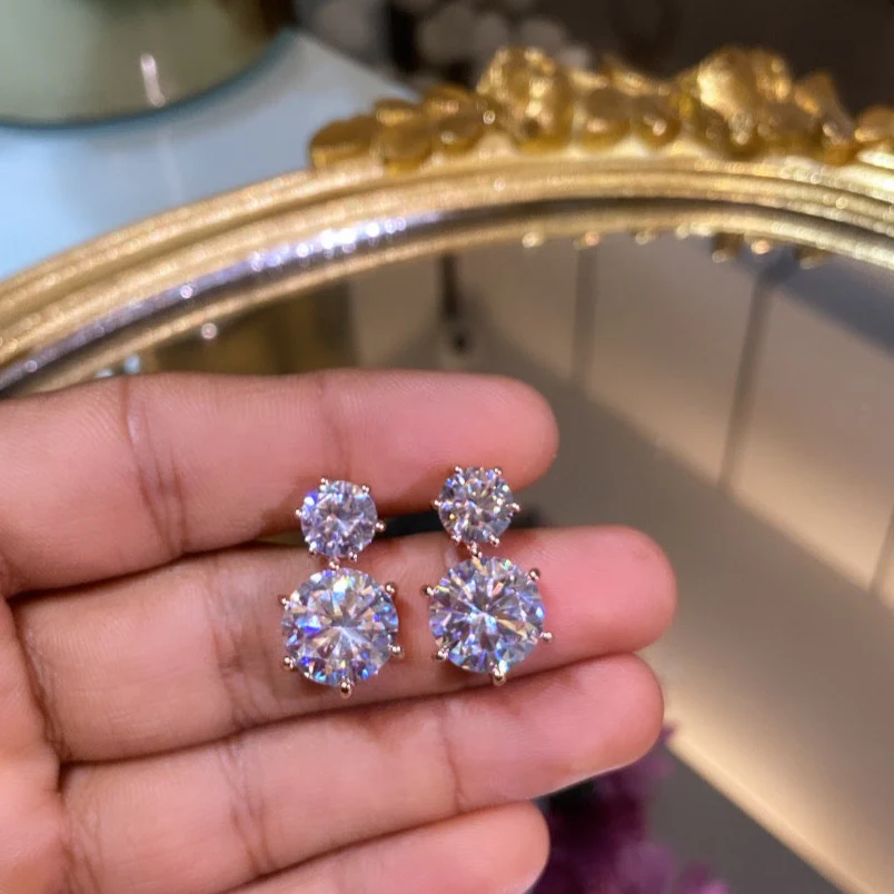 ROUND DROP dangler EARRING ♠️ - Image 3