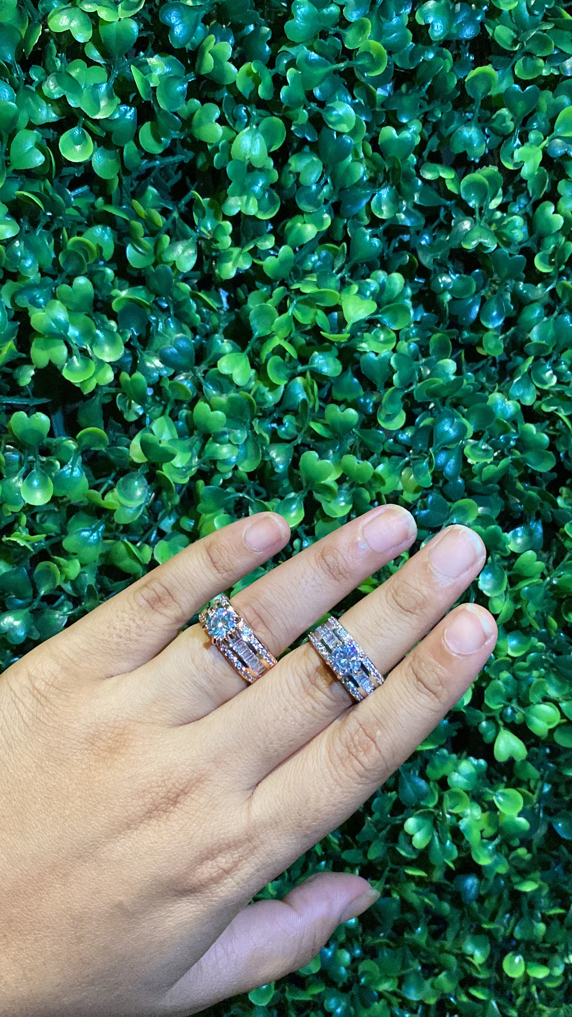 Solitaire baguette ring - Image 5