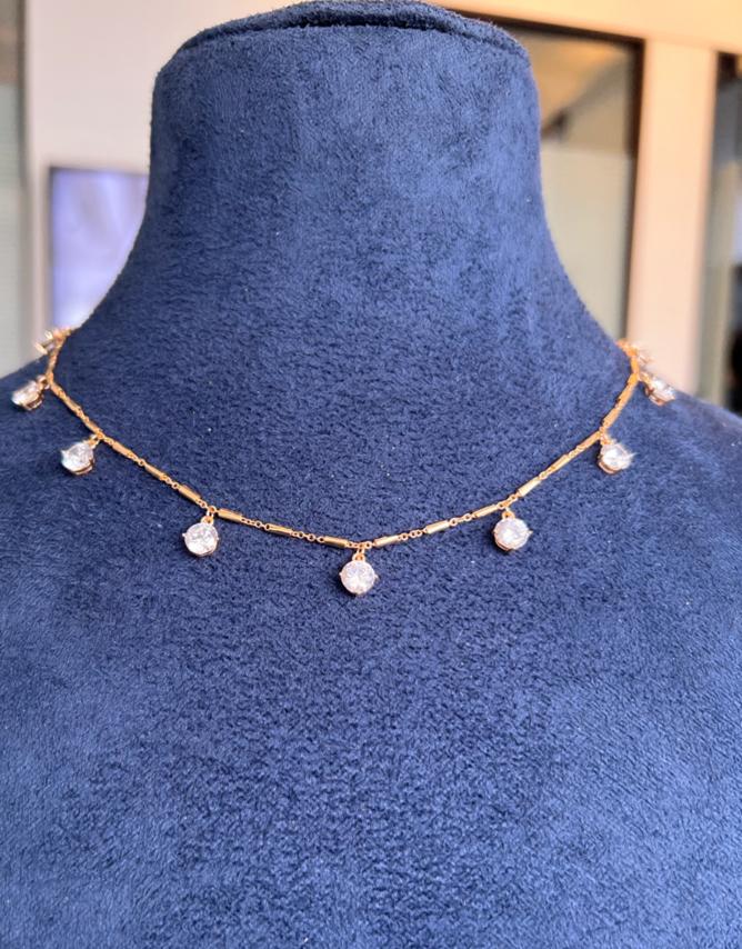 Solitaire drop necklace - Image 3