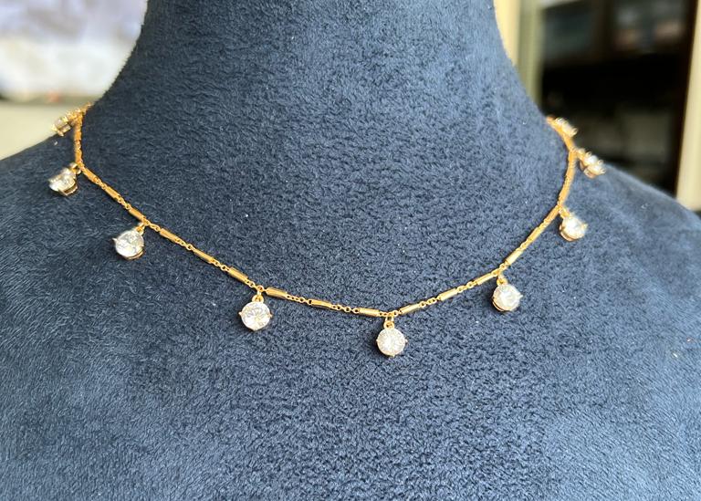 Solitaire drop necklace - Image 4