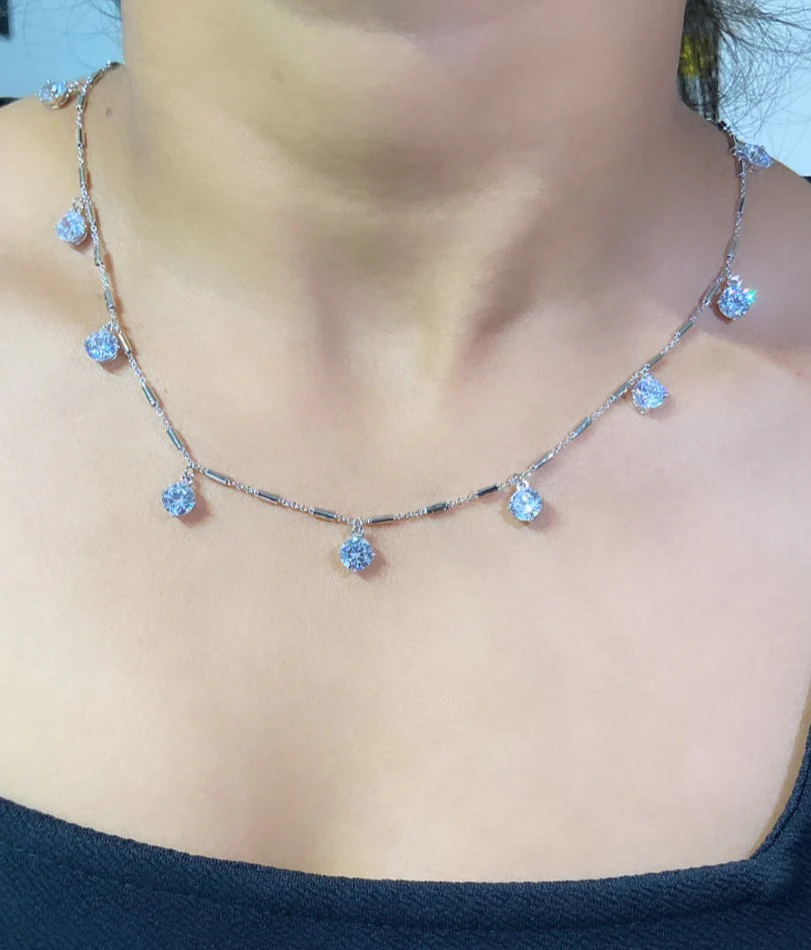 Solitaire drop necklace - Image 7