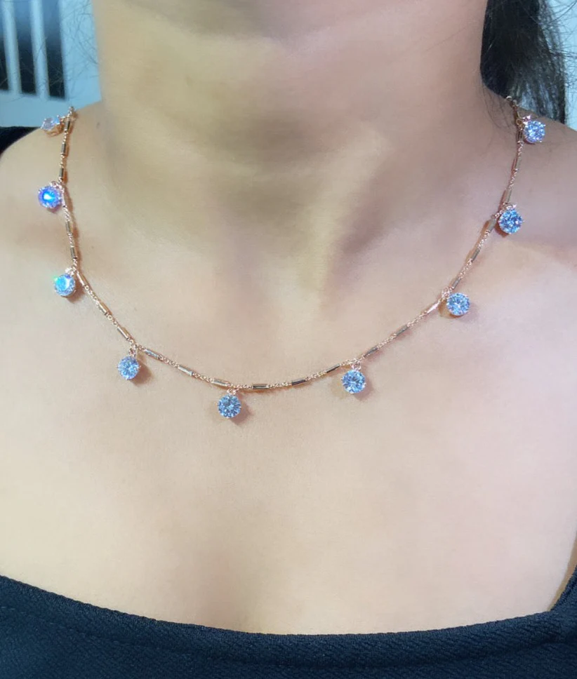 Solitaire drop necklace - Image 8
