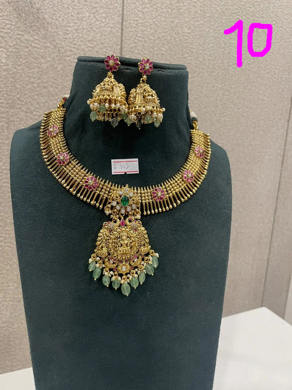 SOUTH INDIAN NAKSHI NECKLACE SETS (EXCLUSIVE) - Image 10