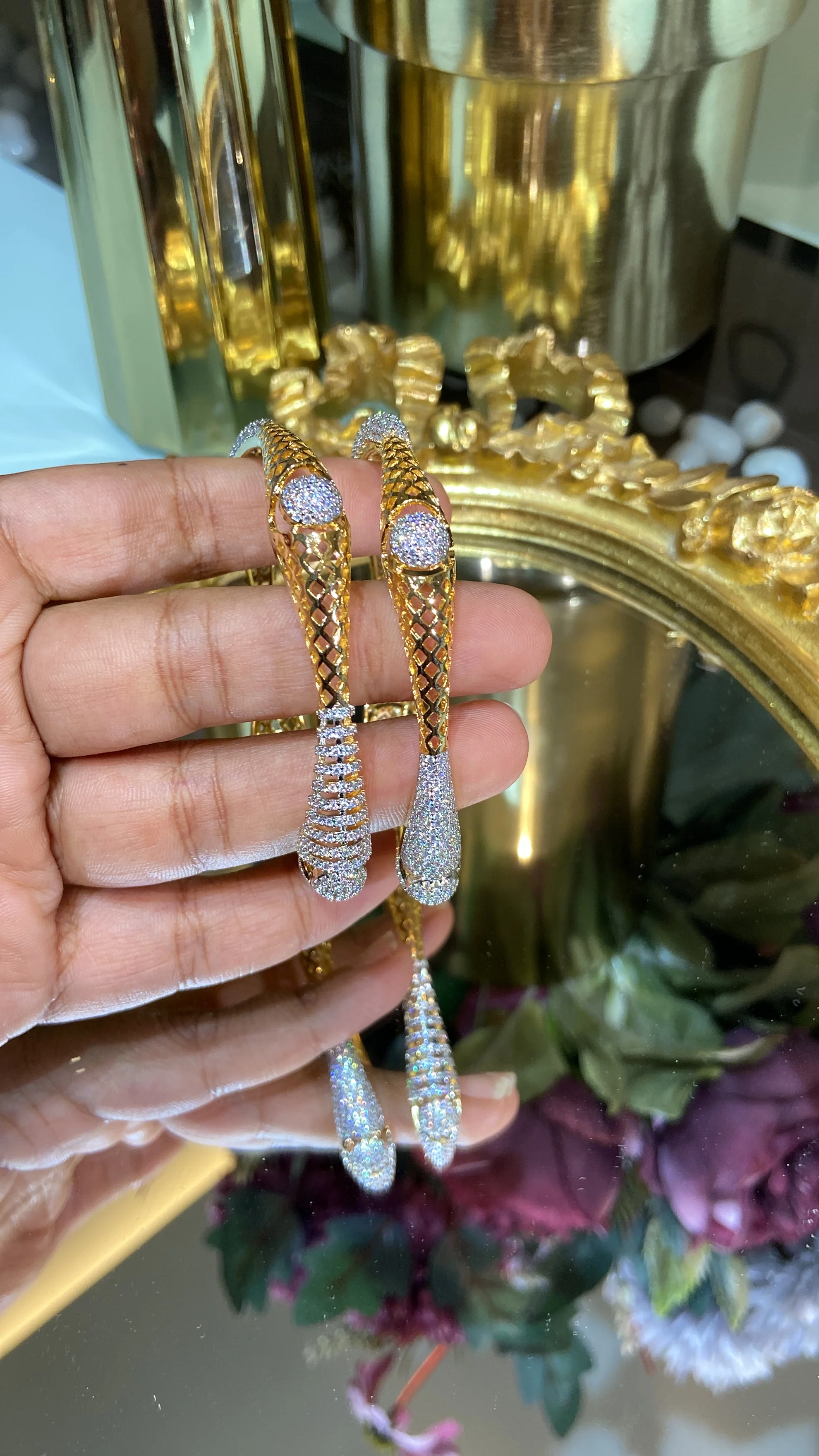 Square Diamond Bangles (Without Lock) 🪄 - Image 2
