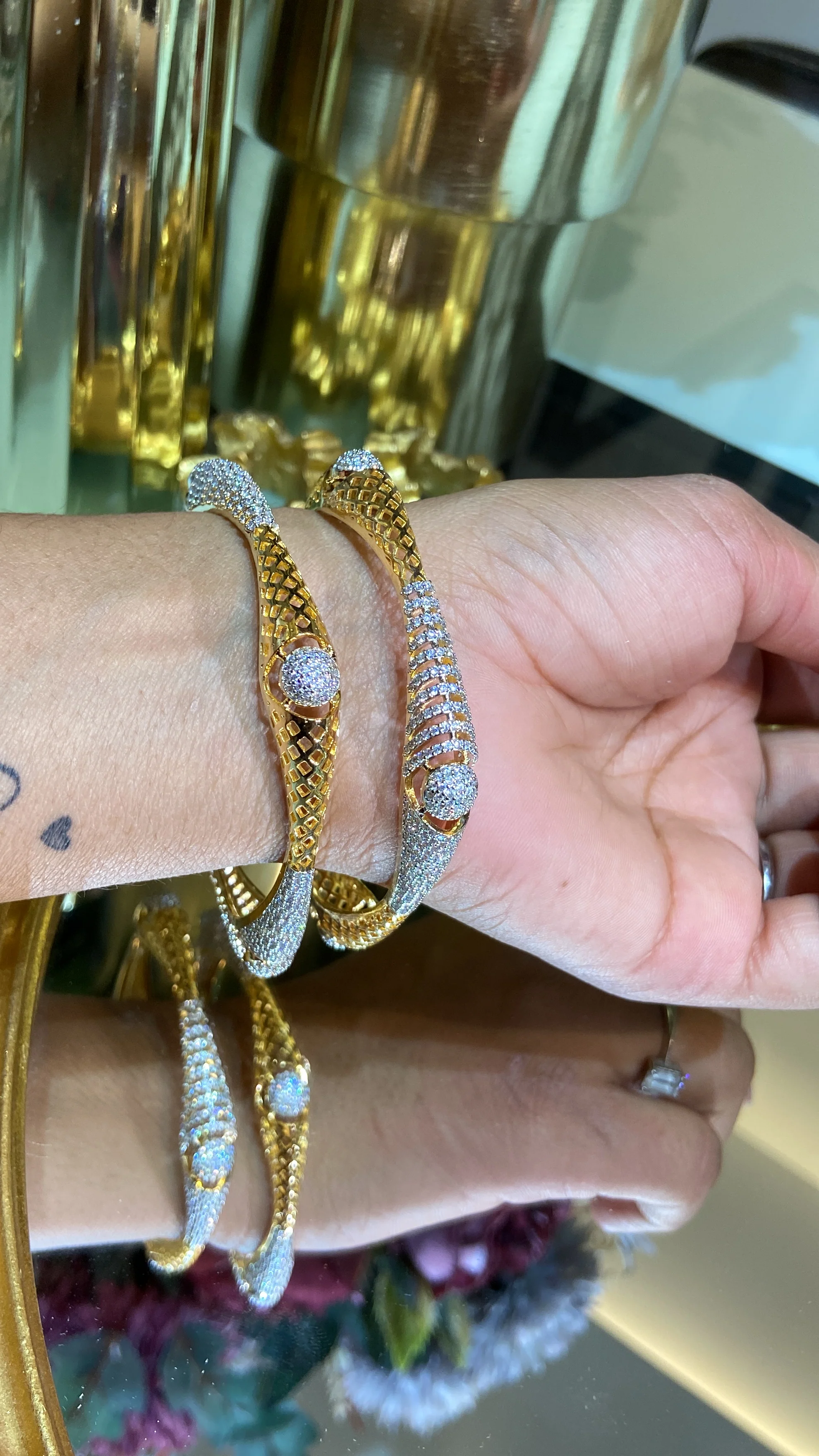 Square Diamond Bangles (Without Lock) 🪄 - Image 8