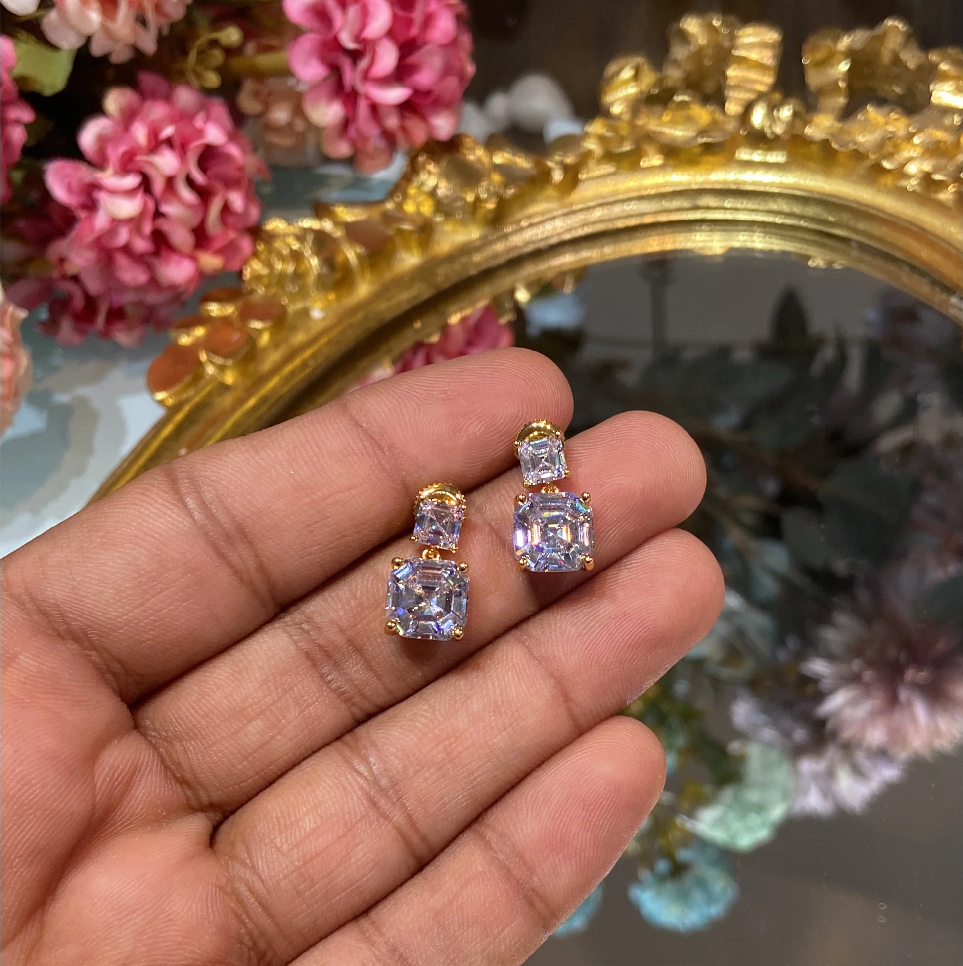 Square Drop earrings π - Image 2