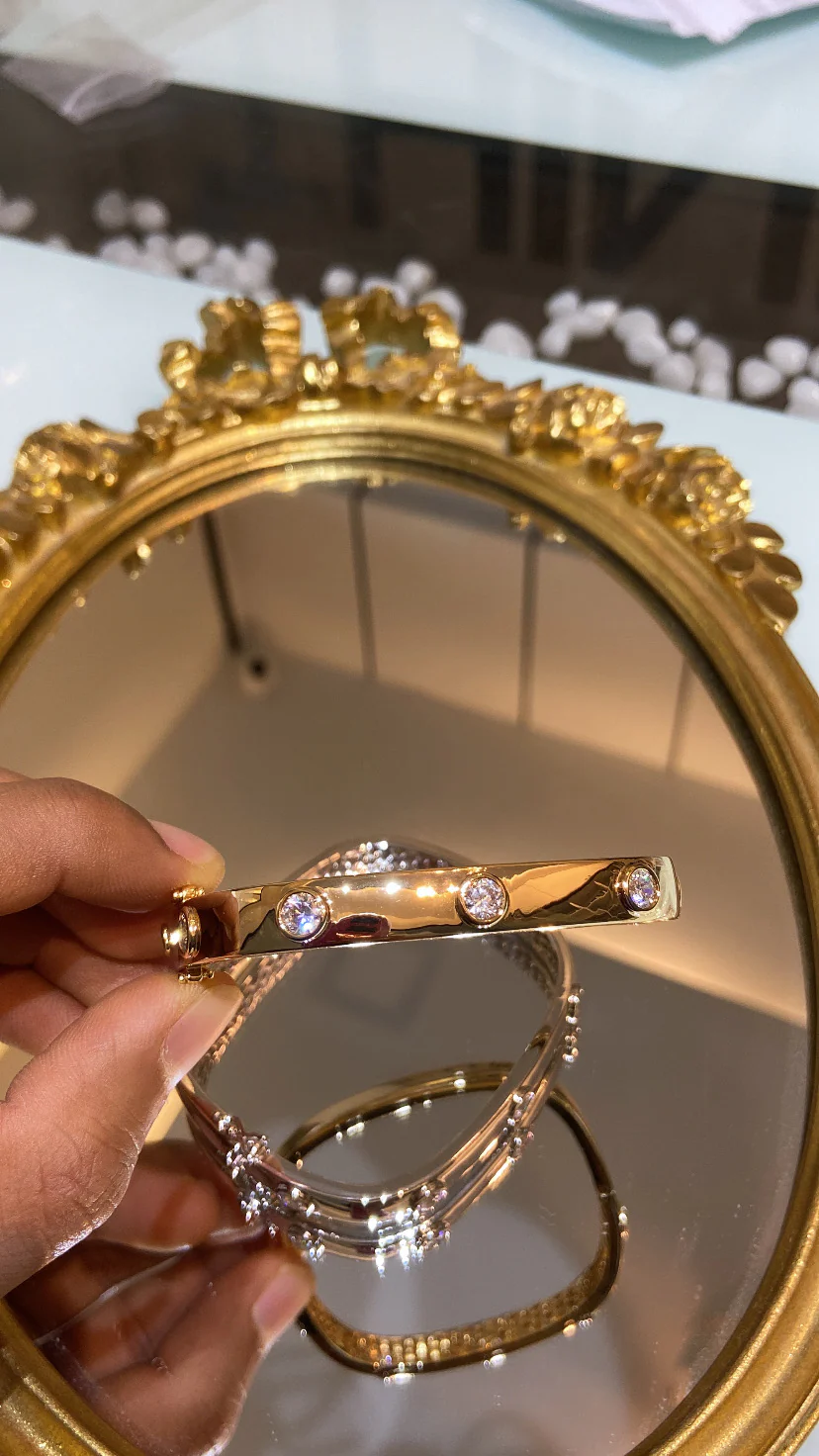 Square Openable Bracelet / Kada - Image 3